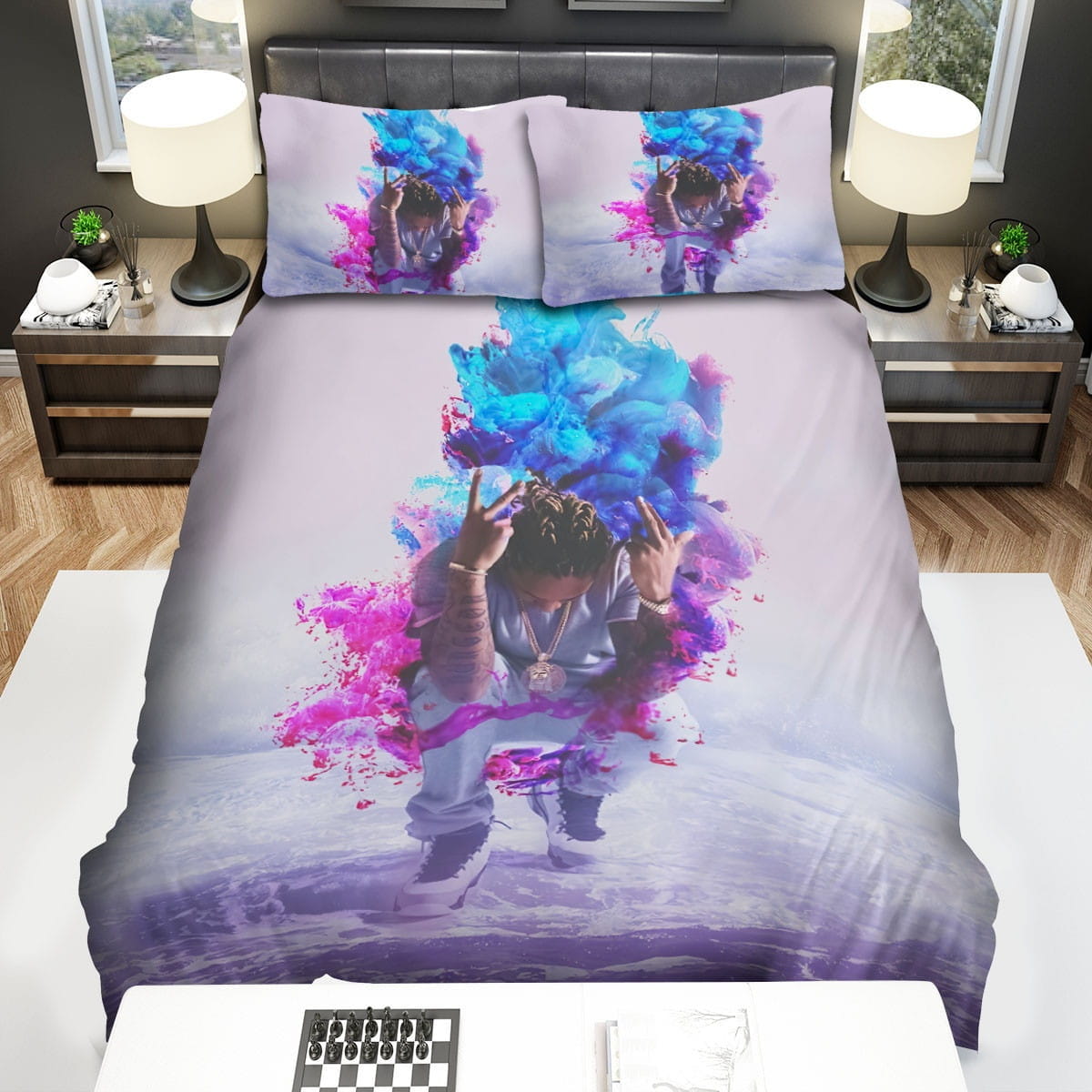 Future Ds2 Digital Art Bedding Sets, Flatsheet Gift For Christmas, Thanksgiving, Halloween