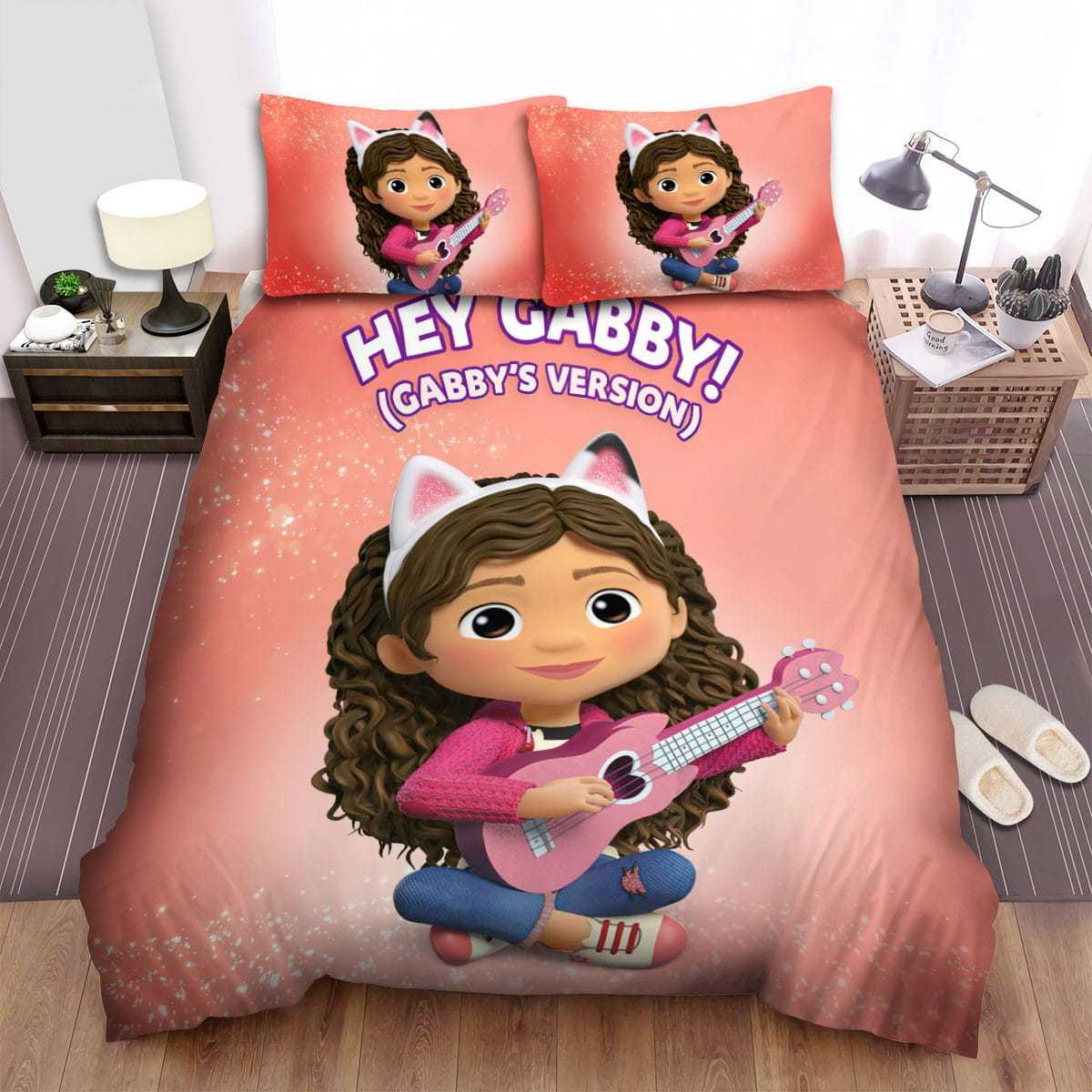 Gabbys Dollhouse Gabby Bedding Sets, Flatsheet Gift For Wife, Husband, Besties