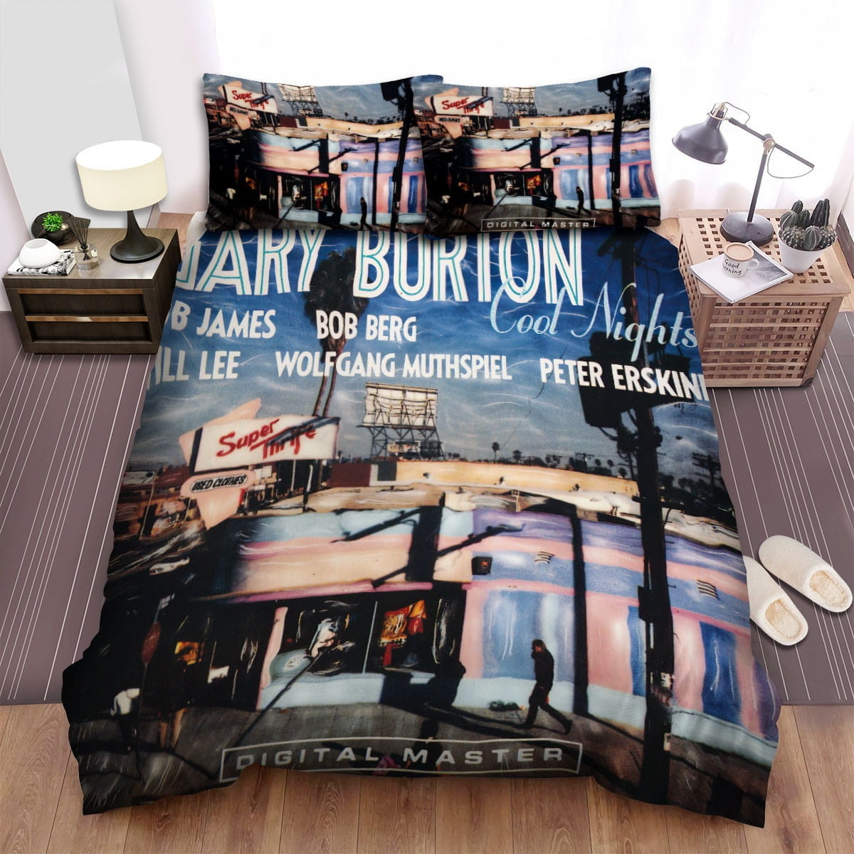Gary Burton Cool Night Bedding Sets Duvet Cover, Flatsheet, Pillowcases Perfect Gift For Fans