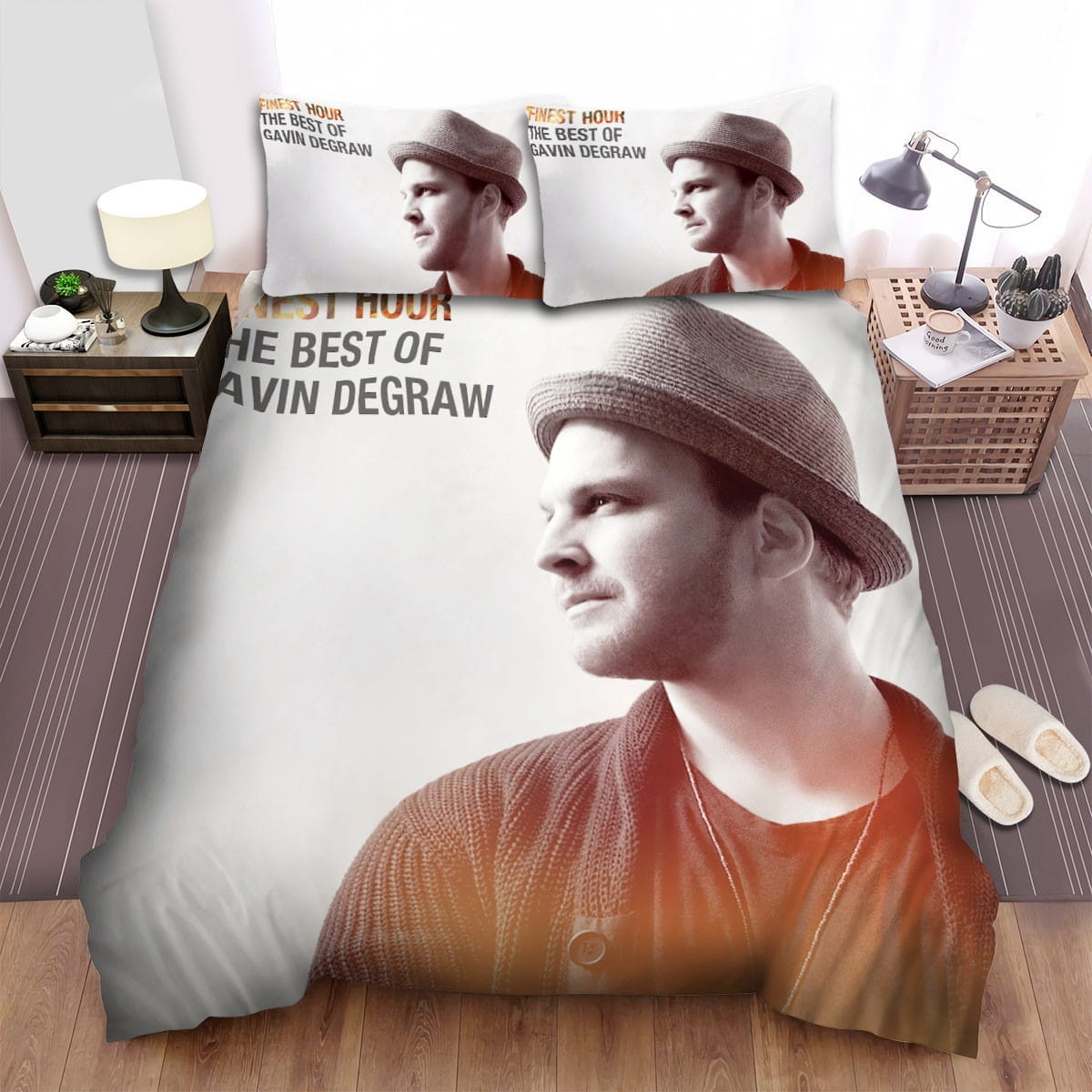 Gavin Degraw Vertical Bedding Sets, Flatsheet Gift For Wife, Husband, Besties