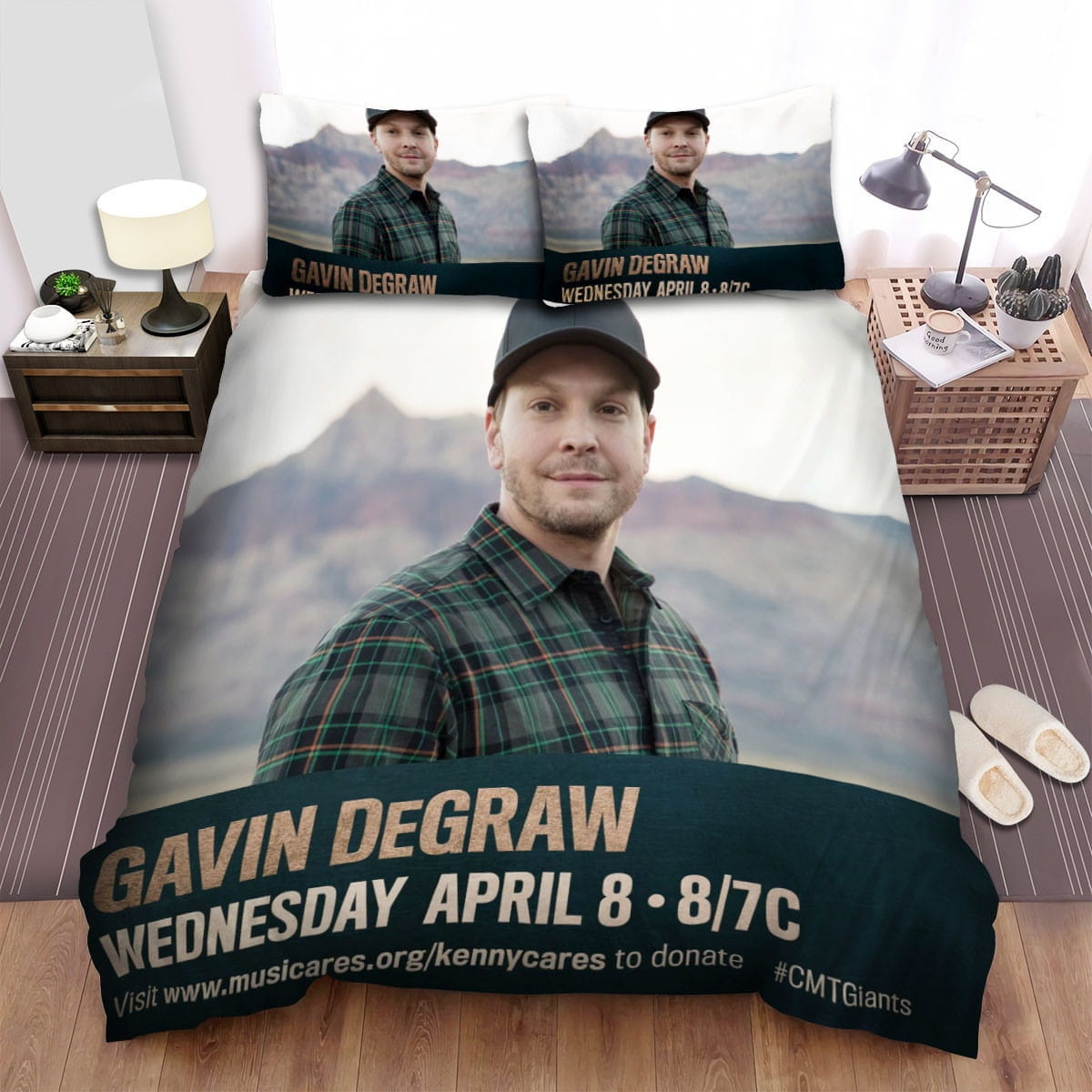 Gavin Degraw Mountain Bedding Sets Duvet Cover, Flatsheet, Pillowcase For Your Lover