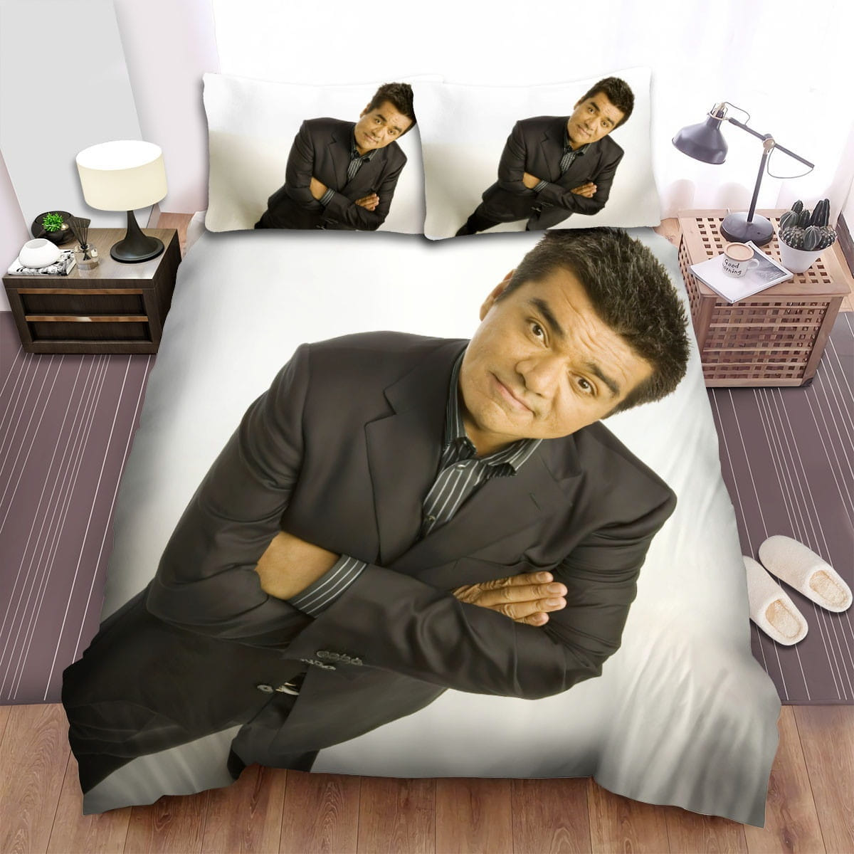George Lopez Bedding Sets, Flatsheet Gift For Christmas, Thanksgiving, Halloween