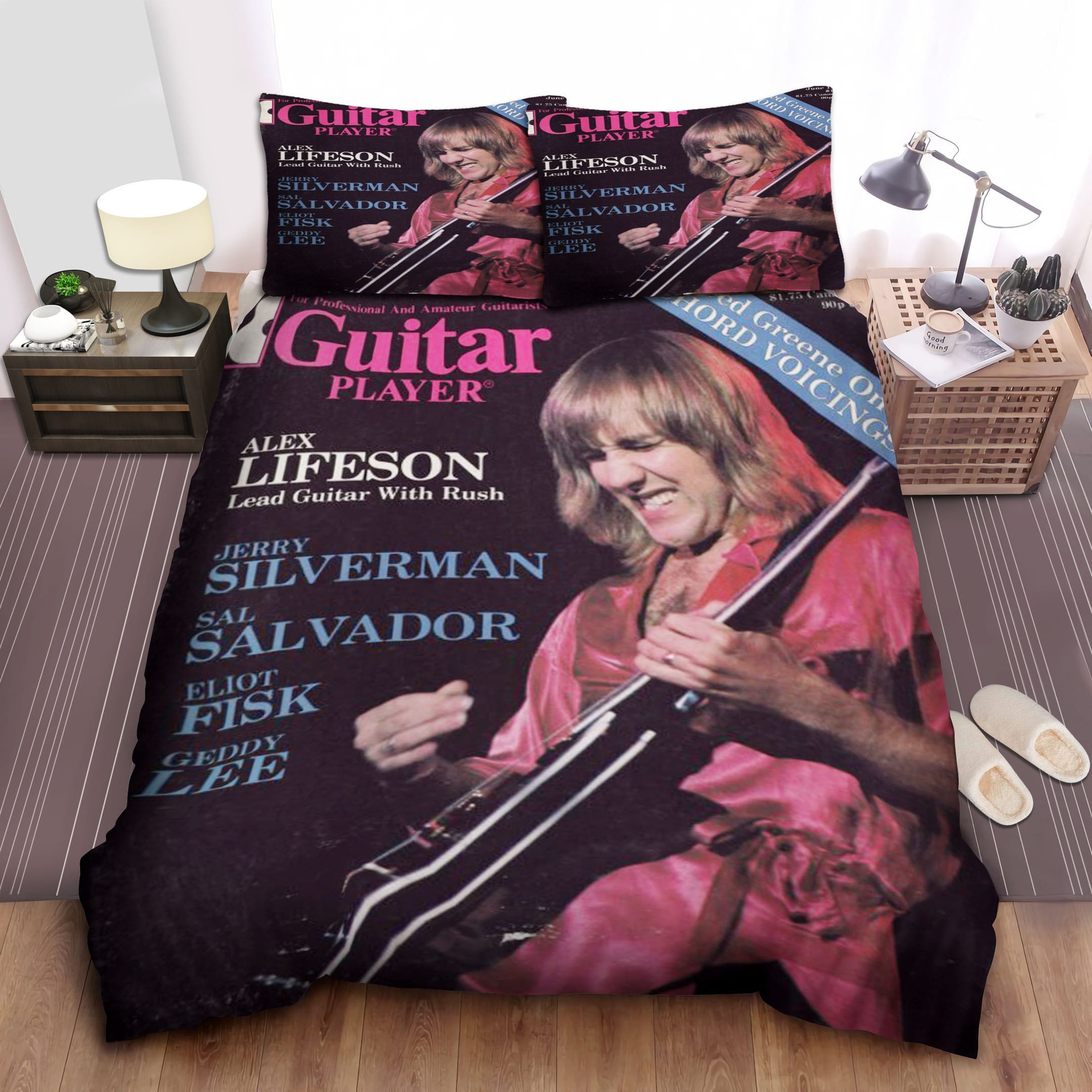 Geddy Lee Bedding Set, Gift For Christmas, Birthday, Thanksgiving