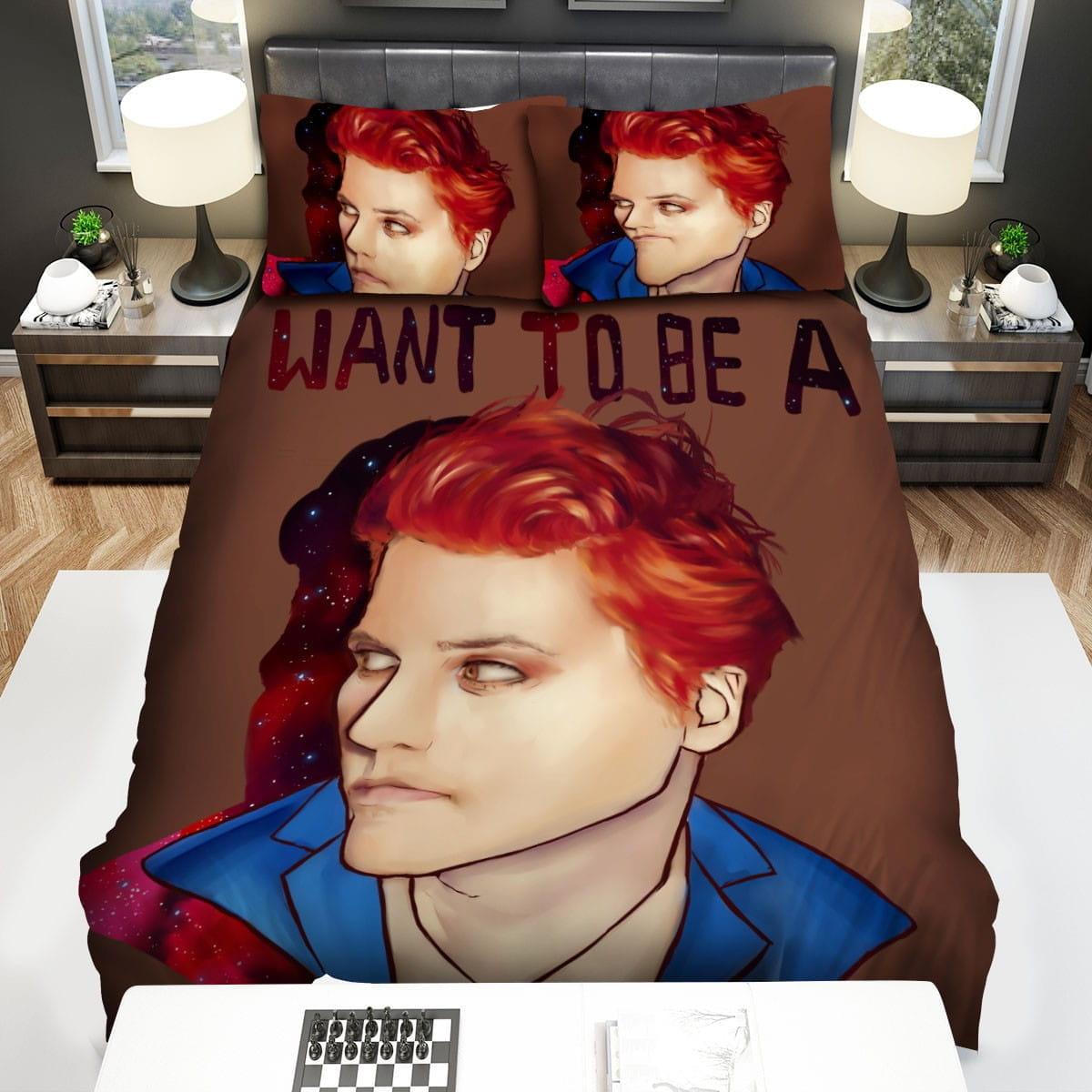 Gerard Way Vampire Bedding Sets, Flatsheet Gift For Wife, Husband, Besties