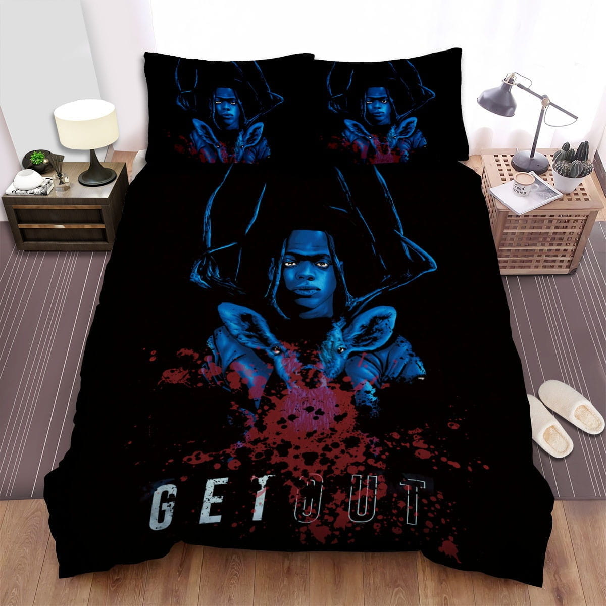 Get Out (I) Movie Art 4 Bedding Sets Duvet Cover, Flatsheet, Pillowcase For Your Lover