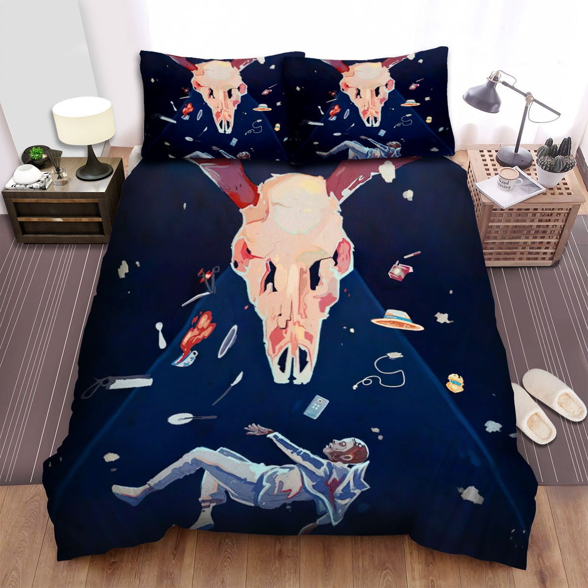 Get Out (I) Movie Art Bedding Sets, Flatsheet Gift For Christmas, Thanksgiving, Halloween