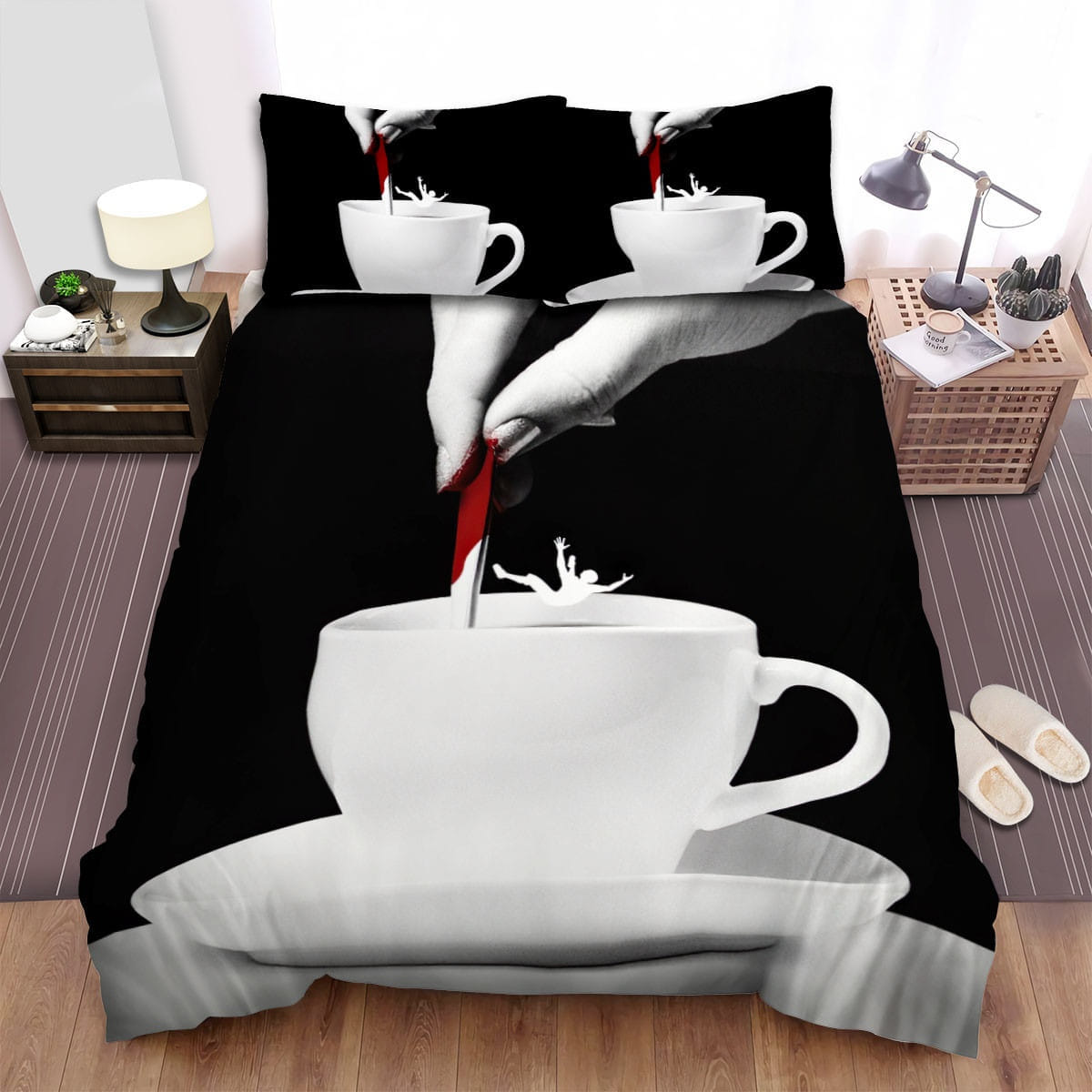 Get Out (I) Movie Poster Bedding Sets Duvet Cover, Flatsheet, Pillowcases Perfect Gift For Fans