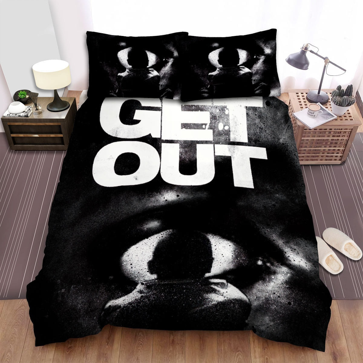 Get Out (I) Movie Art Bedding Sets Duvet Cover, Flatsheet, Pillowcase For Your Lover