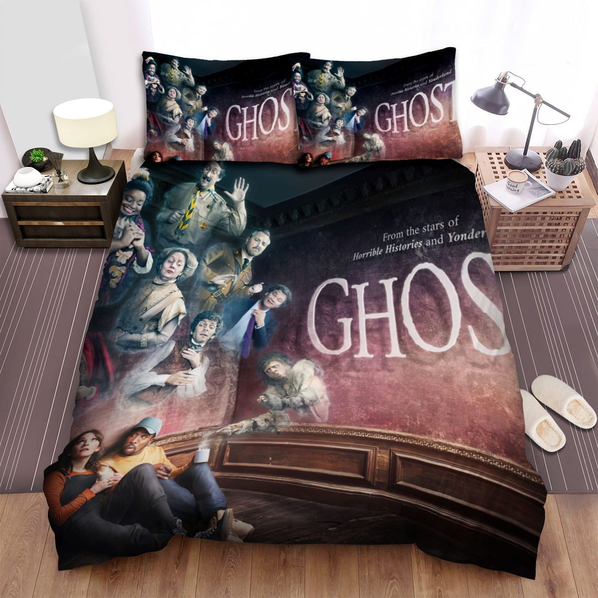 Ghosts Movie Poster 5 Bedding Sets Duvet Cover, Flatsheet, Pillowcase For Your Lover