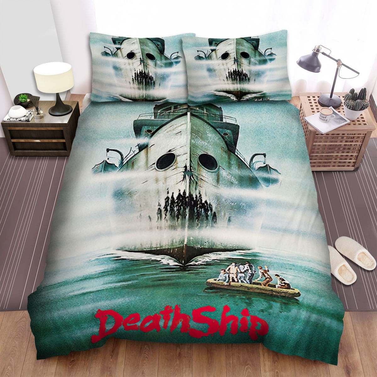 Ghost Ship Movie Poster 3 Bedding Sets Duvet Cover, Flatsheet, Pillowcase For Your Lover