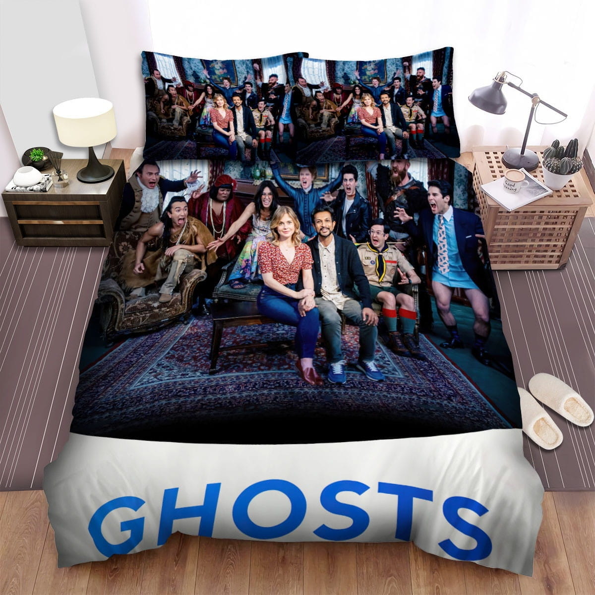 Ghosts Movie Poster 1 Bedding Set, Gift For Christmas, Birthday, Thanksgiving