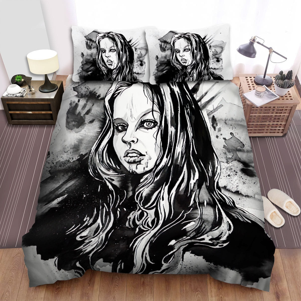 Ginger Snaps Movie Art Decorative Bedding Sets with Duvet Cover, Flatsheet, Pillowcases