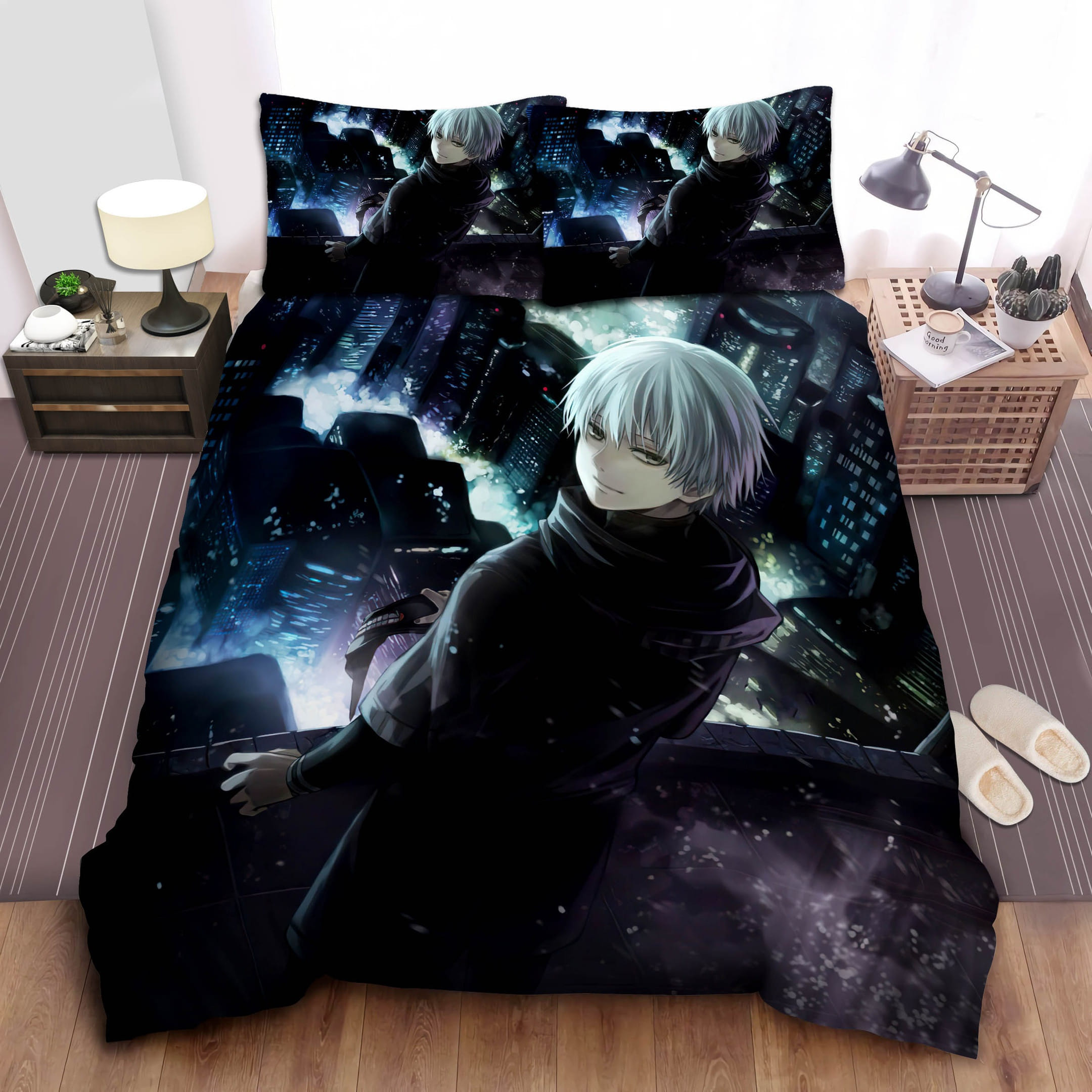Ghoul On The Building Bedding Sets, Flatsheet Gift For Wife, Husband, Besties