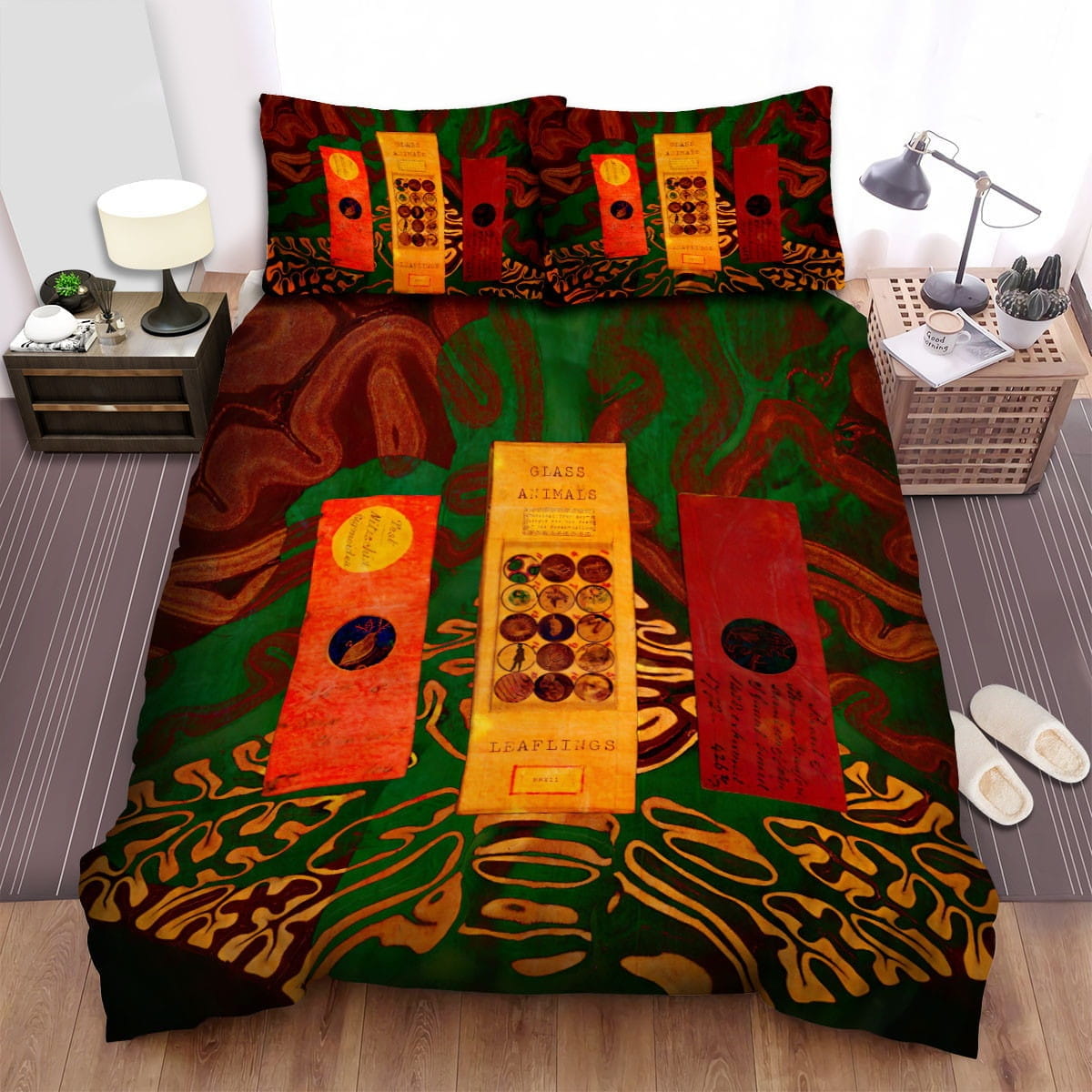 Glass Animals Leaflings Bedding Sets Duvet Cover, Flatsheet, Pillowcases For Every Bedroom