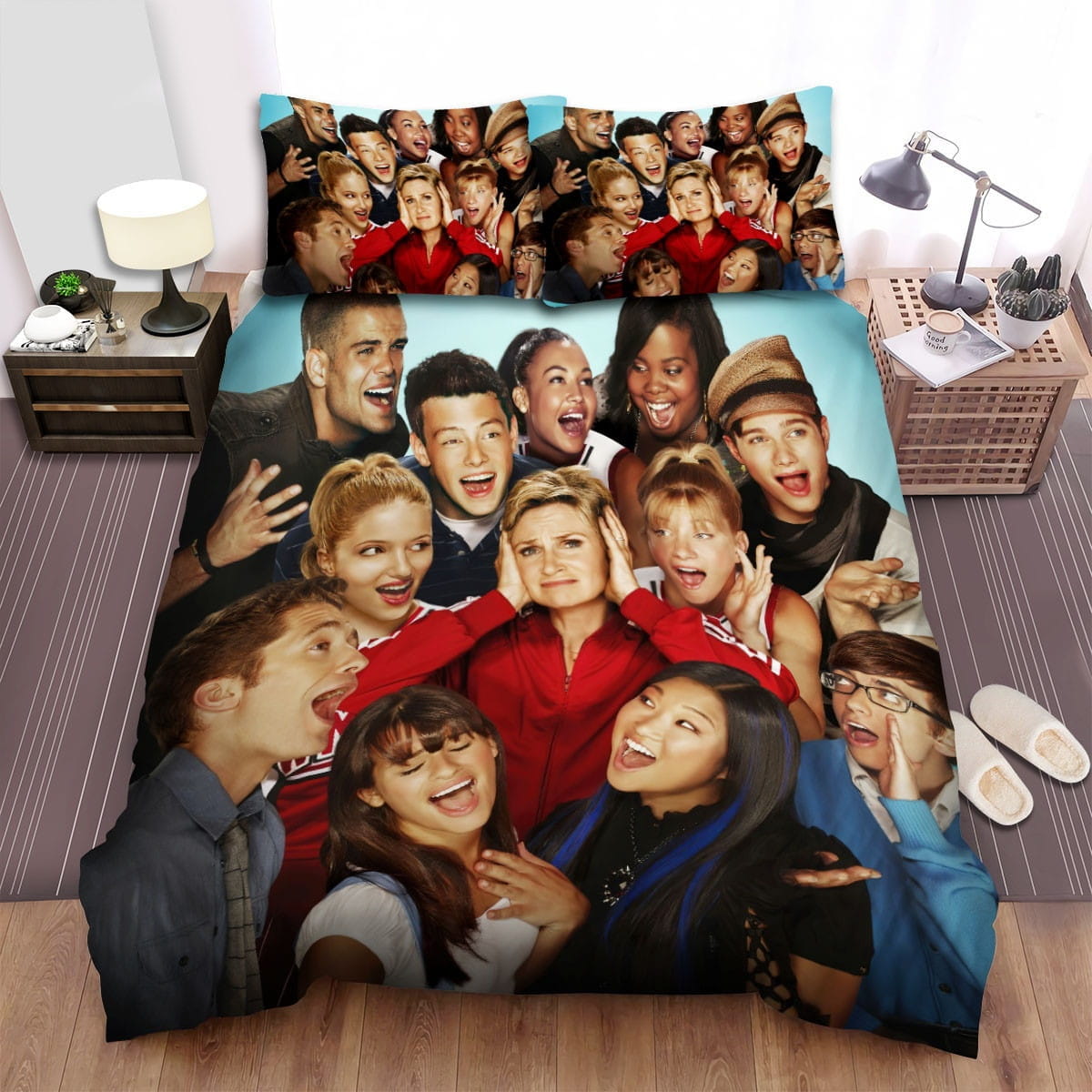 Glee Movie Poster 2 Bedding Sets, Flatsheet Gift For Christmas, Thanksgiving, Halloween