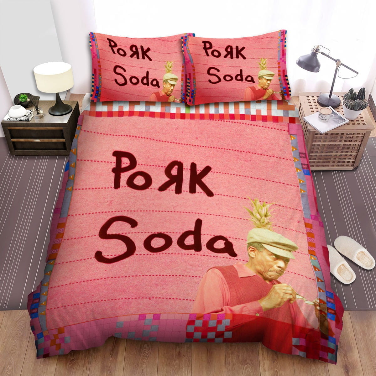 Glass Animals Pork Soda Bedding Sets Duvet Cover, Flatsheet, Pillowcases Perfect Gift For Fans