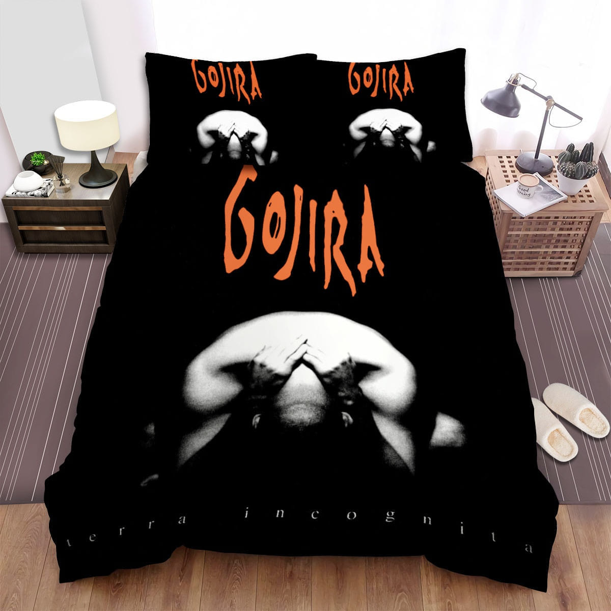 Gojira Music Poster Decorative Bedding Sets with Duvet Cover, Flatsheet, Pillowcases