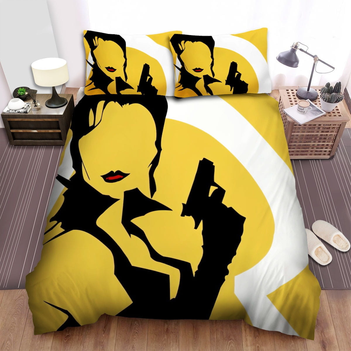 Goldeneye Art Model Bedding Sets Duvet Cover, Flatsheet, Pillowcases Perfect Gift For Fans