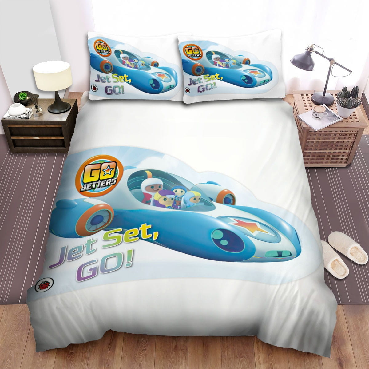 Go Jetters Jet Set Go! Bedding Sets, Flatsheet Gift For Wife, Husband, Besties