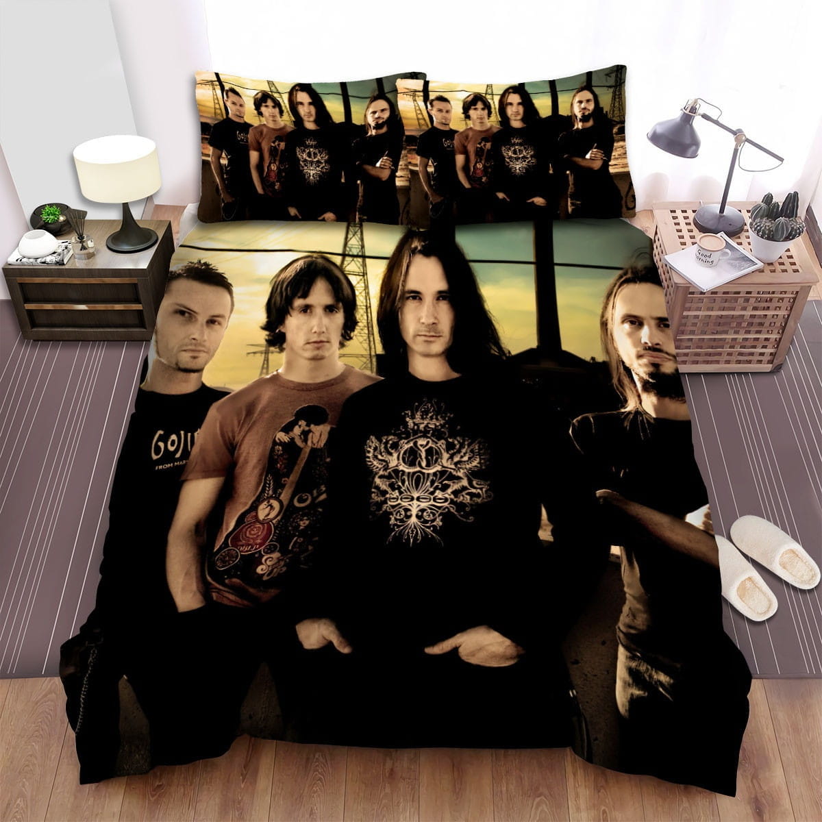 Gojira Music Sunset Bedding Sets Duvet Cover, Flatsheet, Pillowcases For Every Bedroom