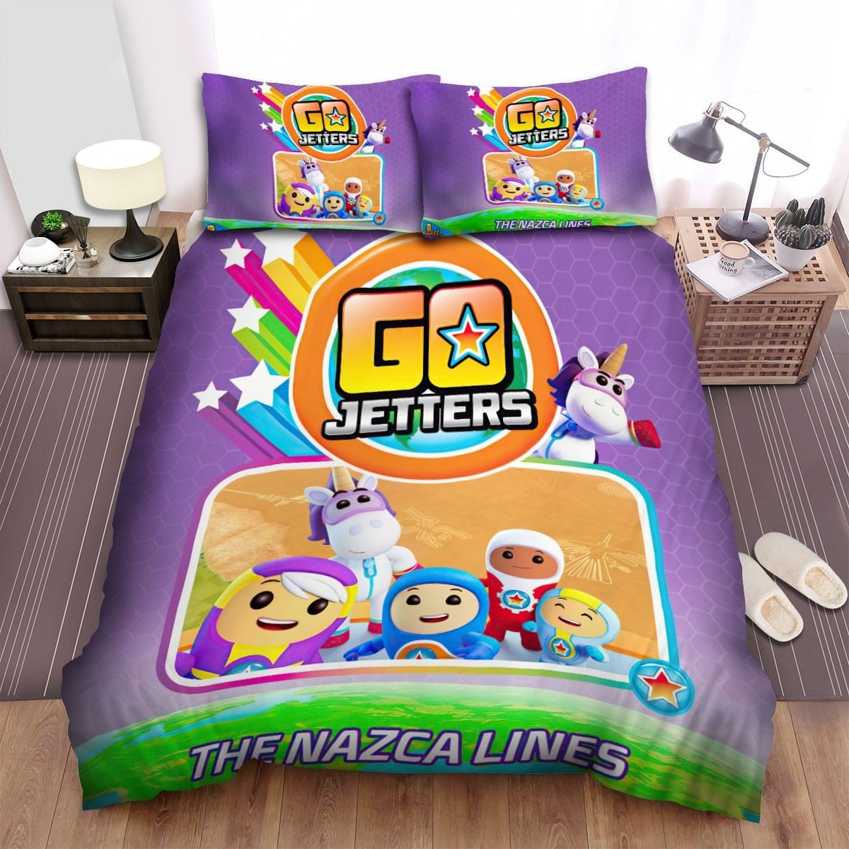 Go Jetters The Nazca Line Bedding Set, Gift For Christmas, Birthday, Thanksgiving