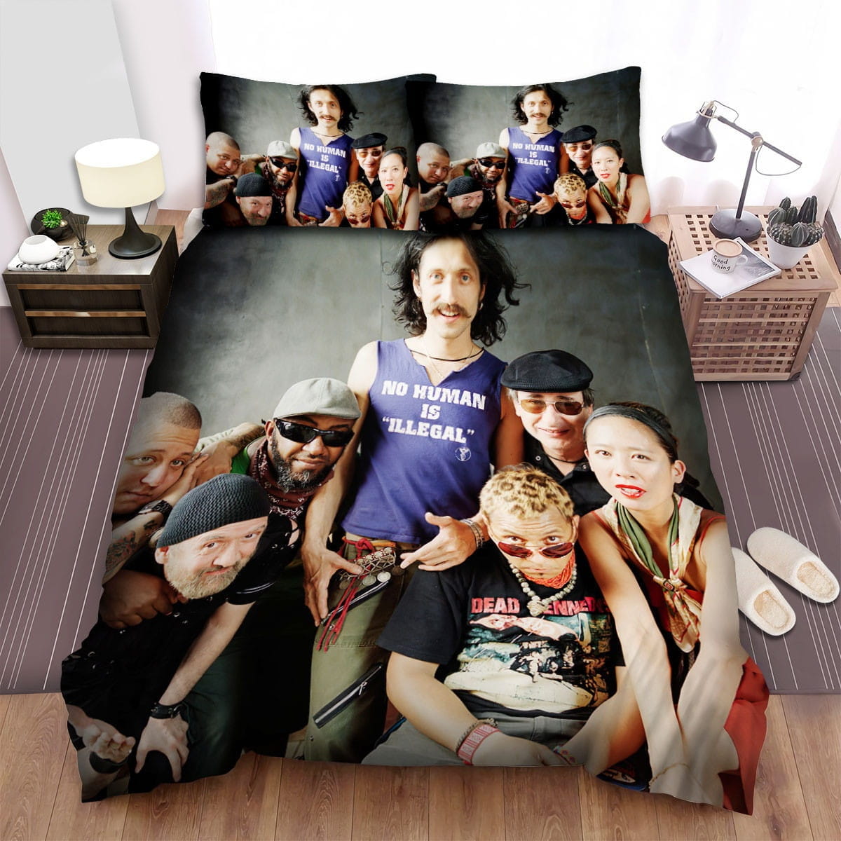 Gogol Bordello Bedding Sets, Flatsheet Gift For Christmas, Thanksgiving, Halloween