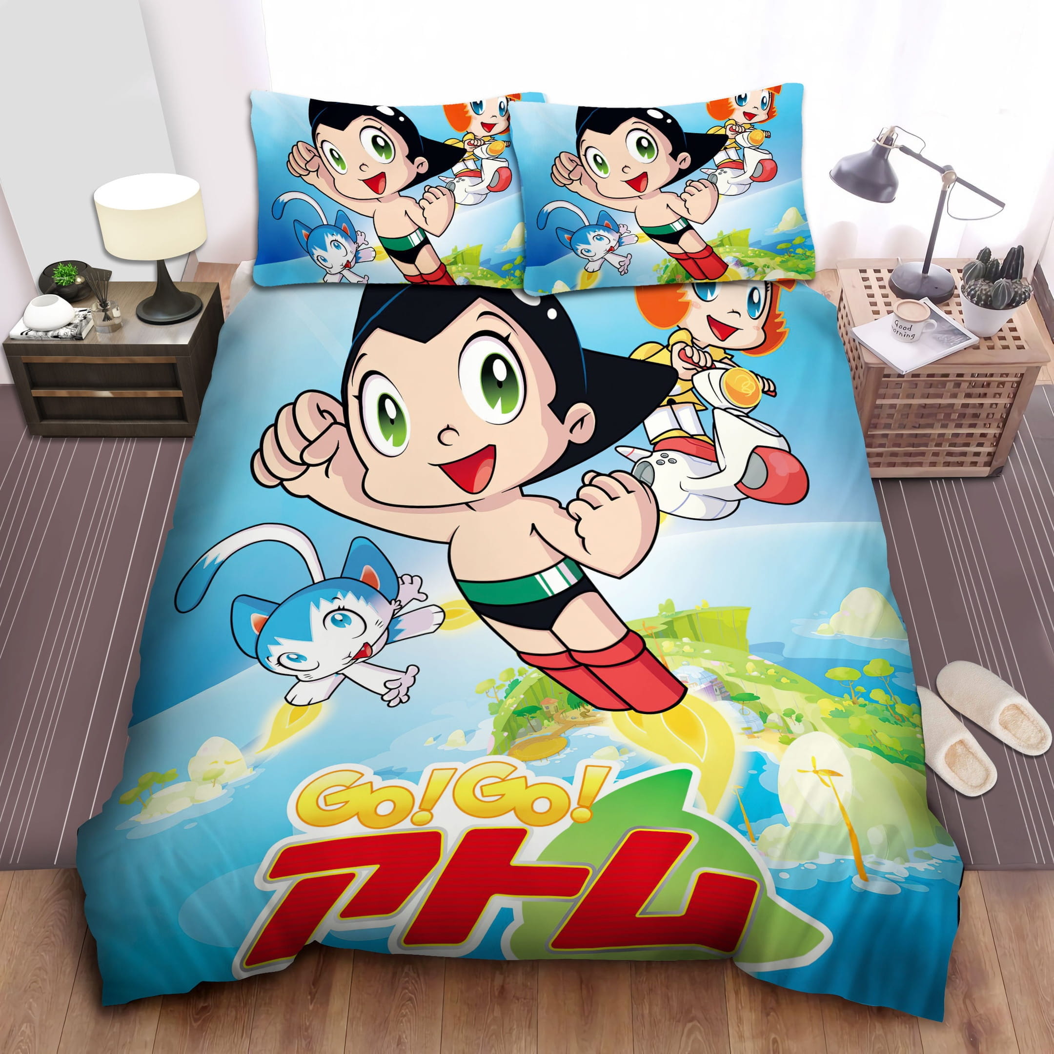 Go Go Atom Bedding Sets Duvet Cover, Flatsheet, Pillowcase For Your Lover