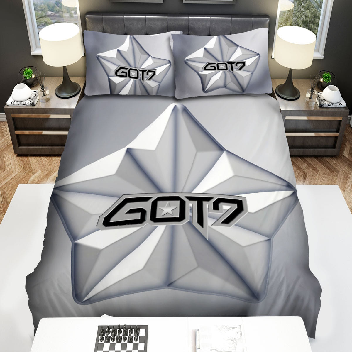 Got7 Got It Album Cover Bedding Sets Duvet Cover, Flatsheet, Pillowcases Perfect Gift For Fans