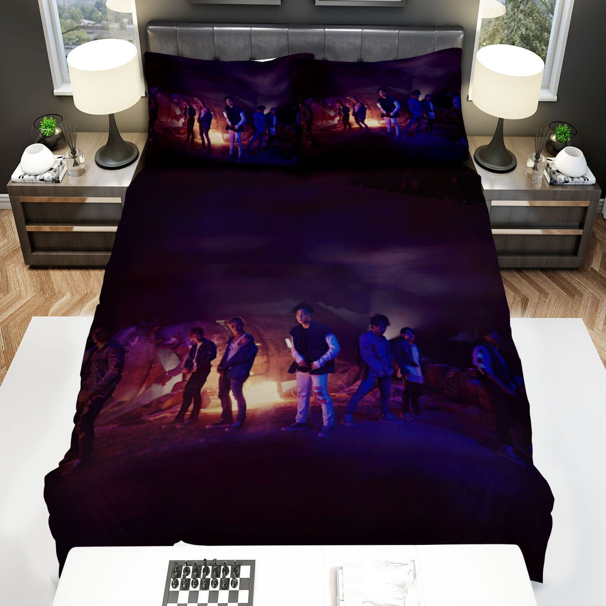 Got7 Hard Carry Wallpaper Bedding Sets Duvet Cover, Flatsheet, Pillowcases Perfect Gift For Fans
