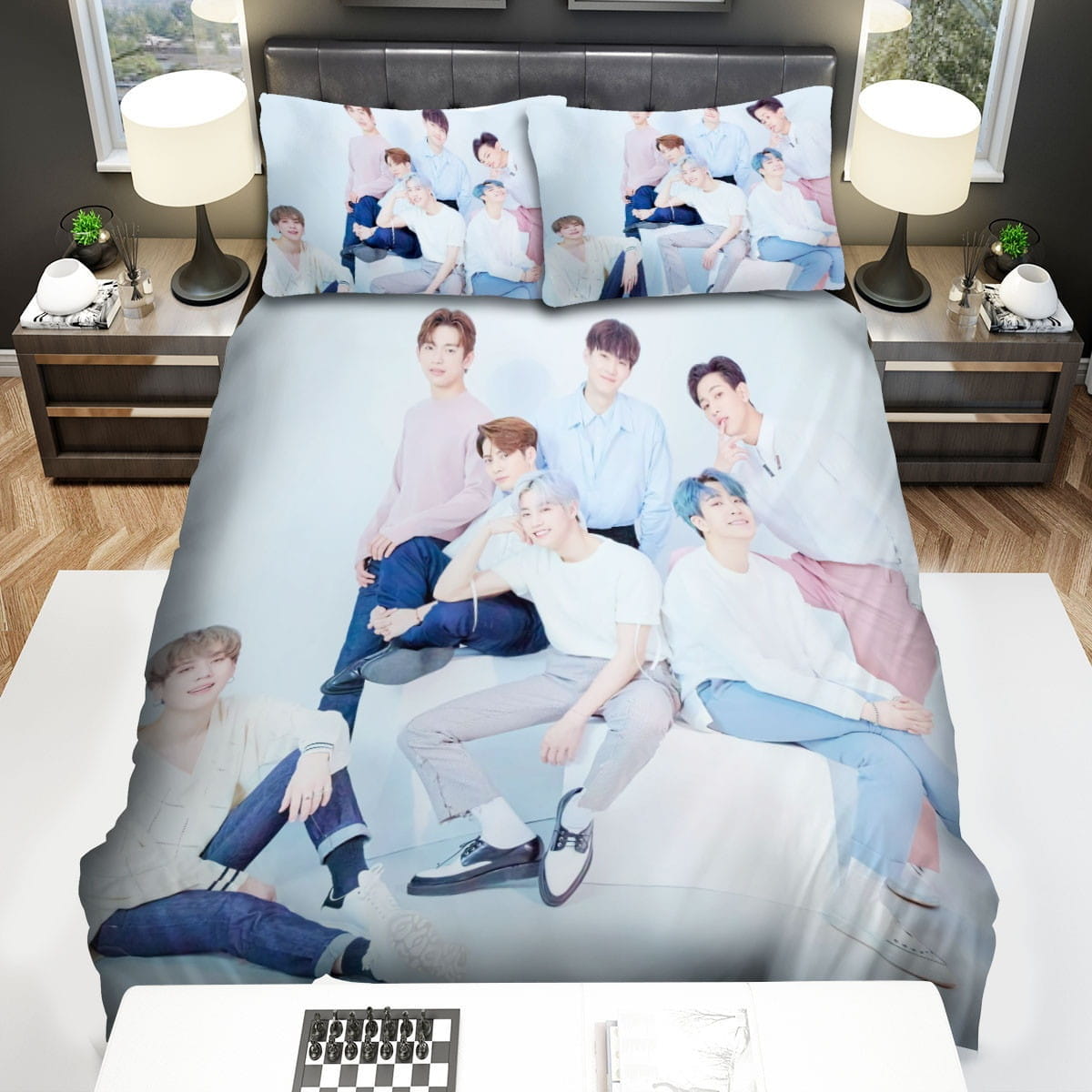 Got7 Members Bedding Sets, Flatsheet Gift For Wife, Husband, Besties