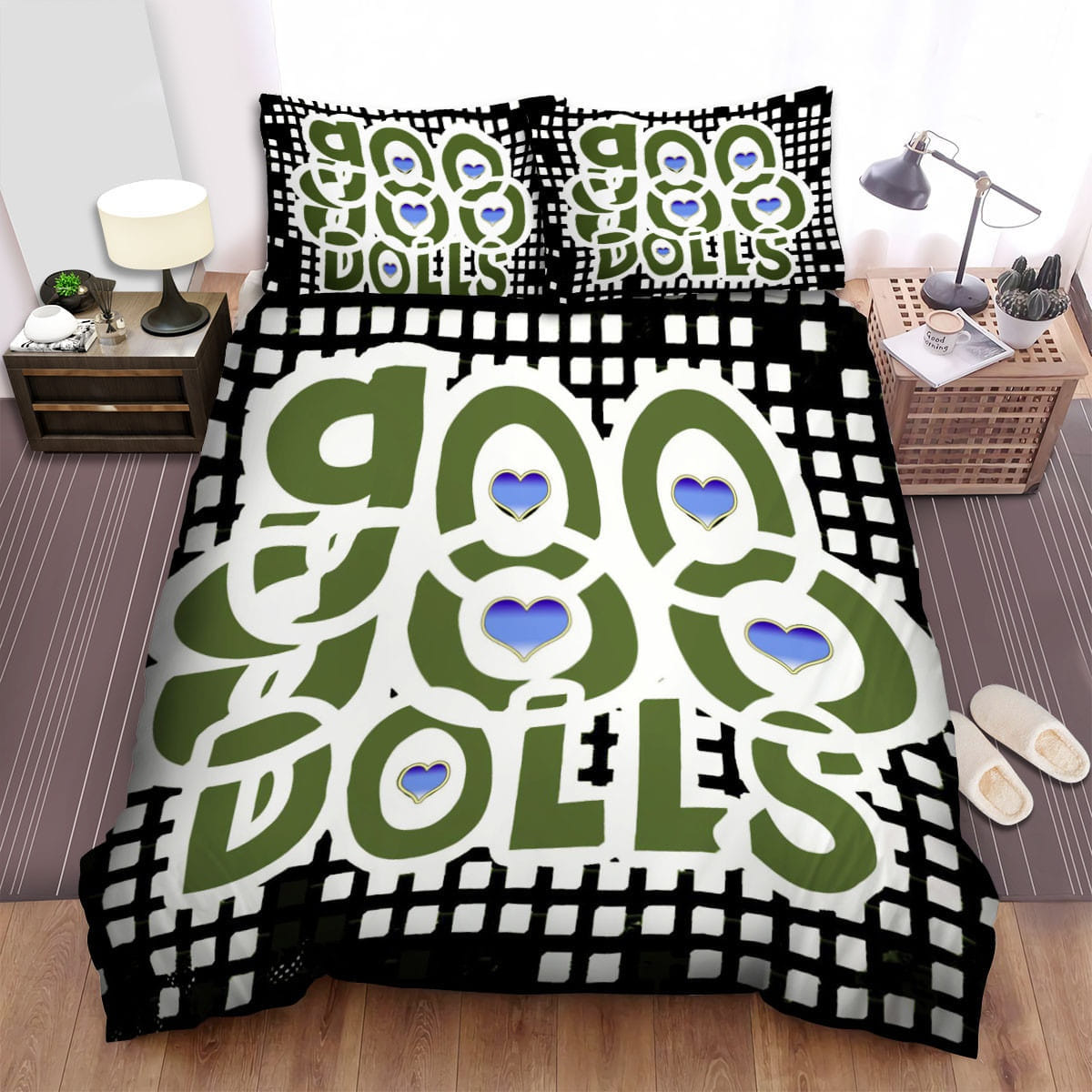 Goo Goo Dolls Artwork Bedding Sets, Flatsheet Gift For Wife, Husband, Besties