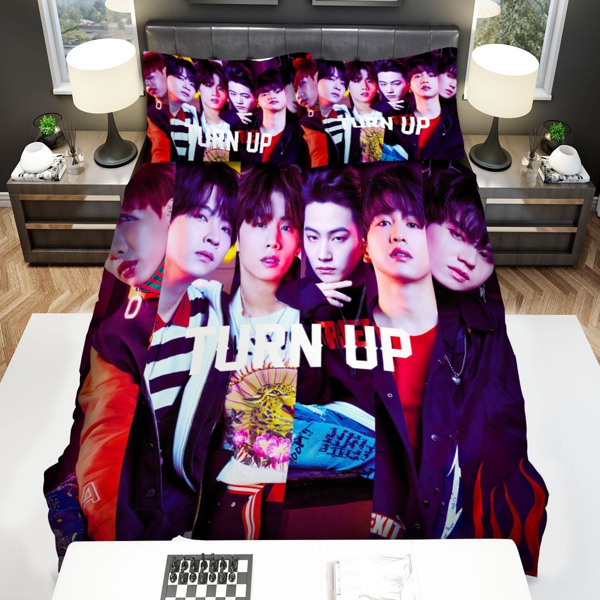 Got7 Turn Up Decorative Bedding Sets with Duvet Cover, Flatsheet, Pillowcases