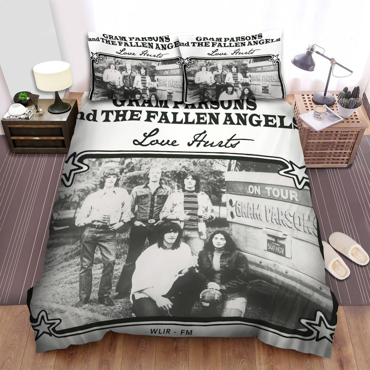 Gram Parsons Love Hurts Bedding Sets Duvet Cover, Flatsheet, Pillowcase For Your Lover