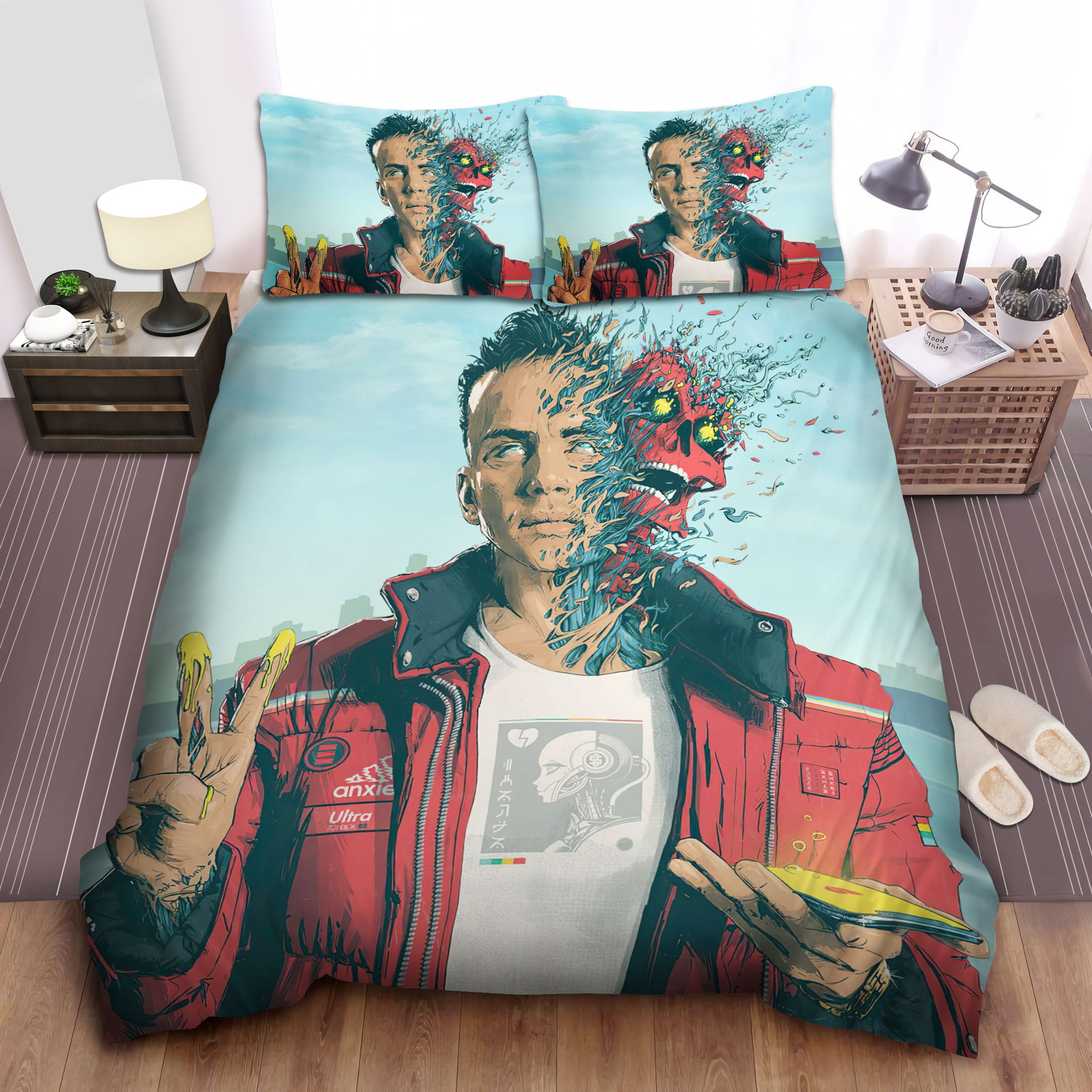 Grand Theft Auto Skull Bedding Sets Duvet Cover, Flatsheet, Pillowcases For Every Bedroom