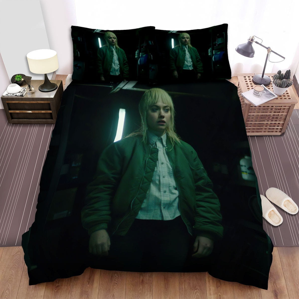 Green Room Scared Bedding Sets Duvet Cover, Flatsheet, Pillowcase For Your Lover