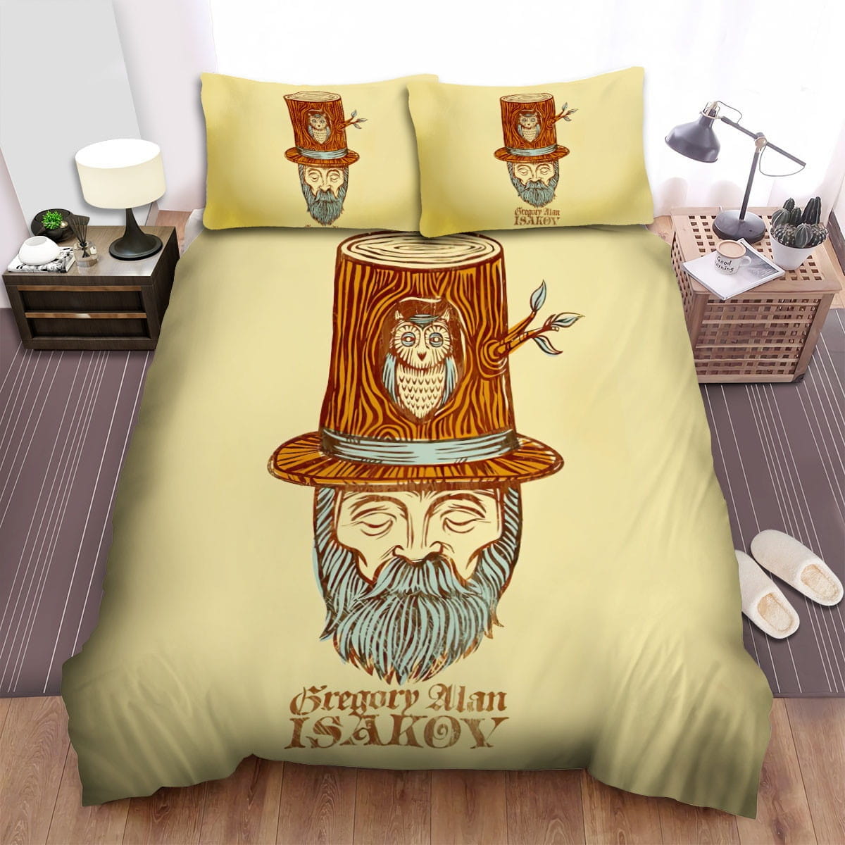 Gregory Alan Isakov Paint Decorative Bedding Sets with Duvet Cover, Flatsheet, Pillowcases