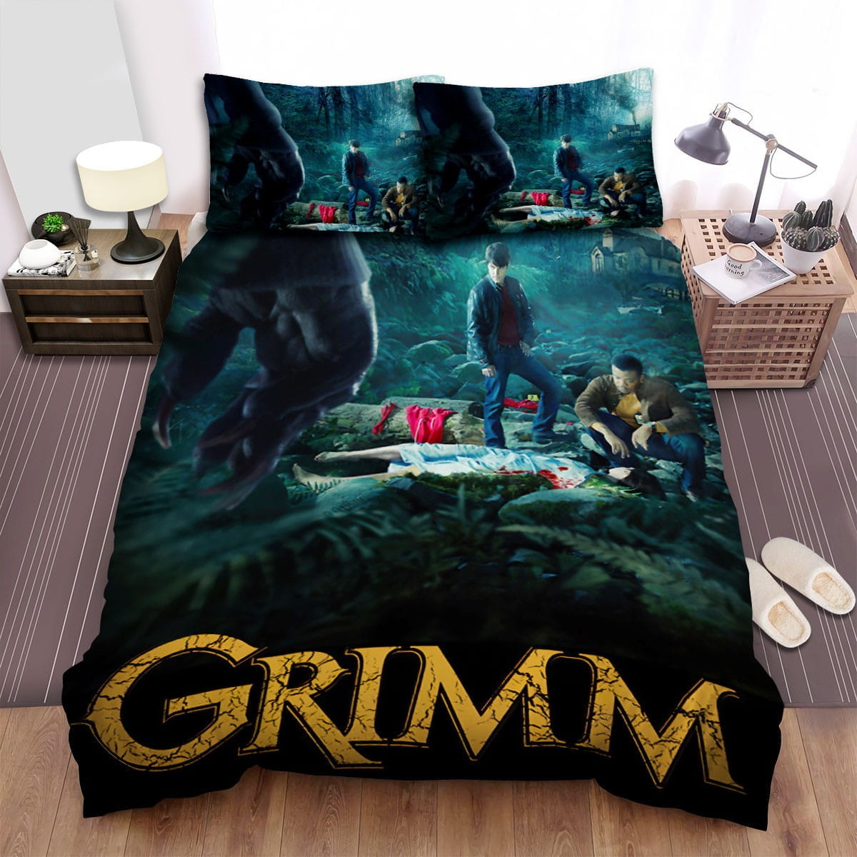 Grimm Dead Body Bedding Sets Duvet Cover, Flatsheet, Pillowcase For Your Lover