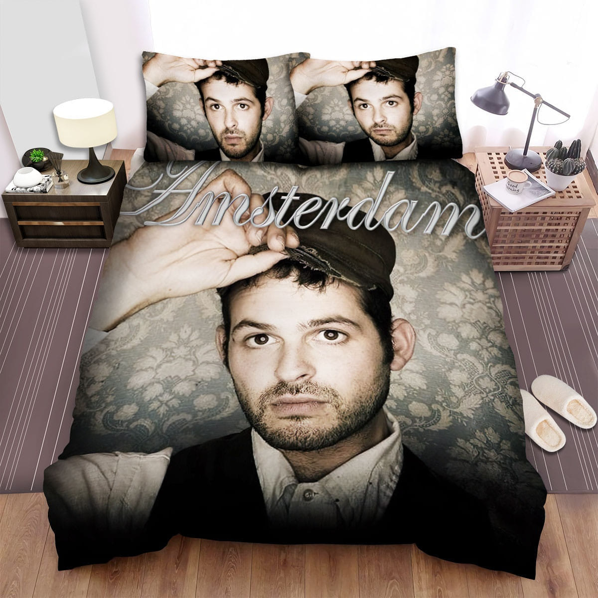 Gregory Alan Isakov Posing Bedding Sets Duvet Cover, Flatsheet, Pillowcases Perfect Gift For Fans