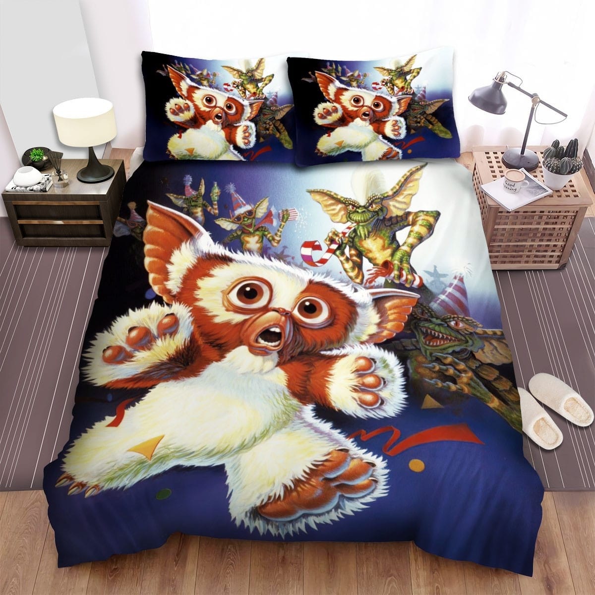 Gremlins Run In Fear Bedding Sets, Flatsheet Gift For Wife, Husband, Besties