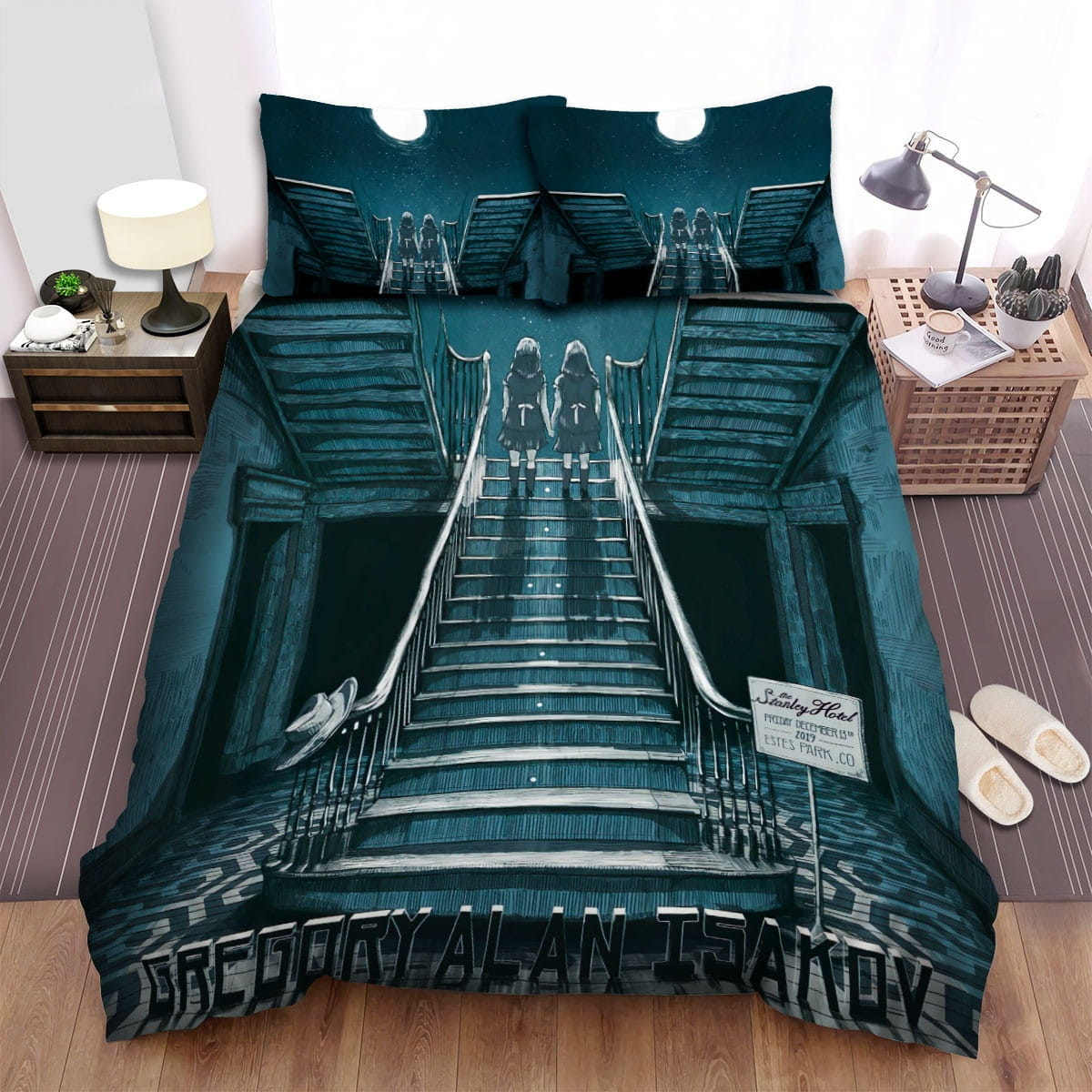 Gregory Alan Isakov Stairs Bedding Set, Gift For Christmas, Birthday, Thanksgiving