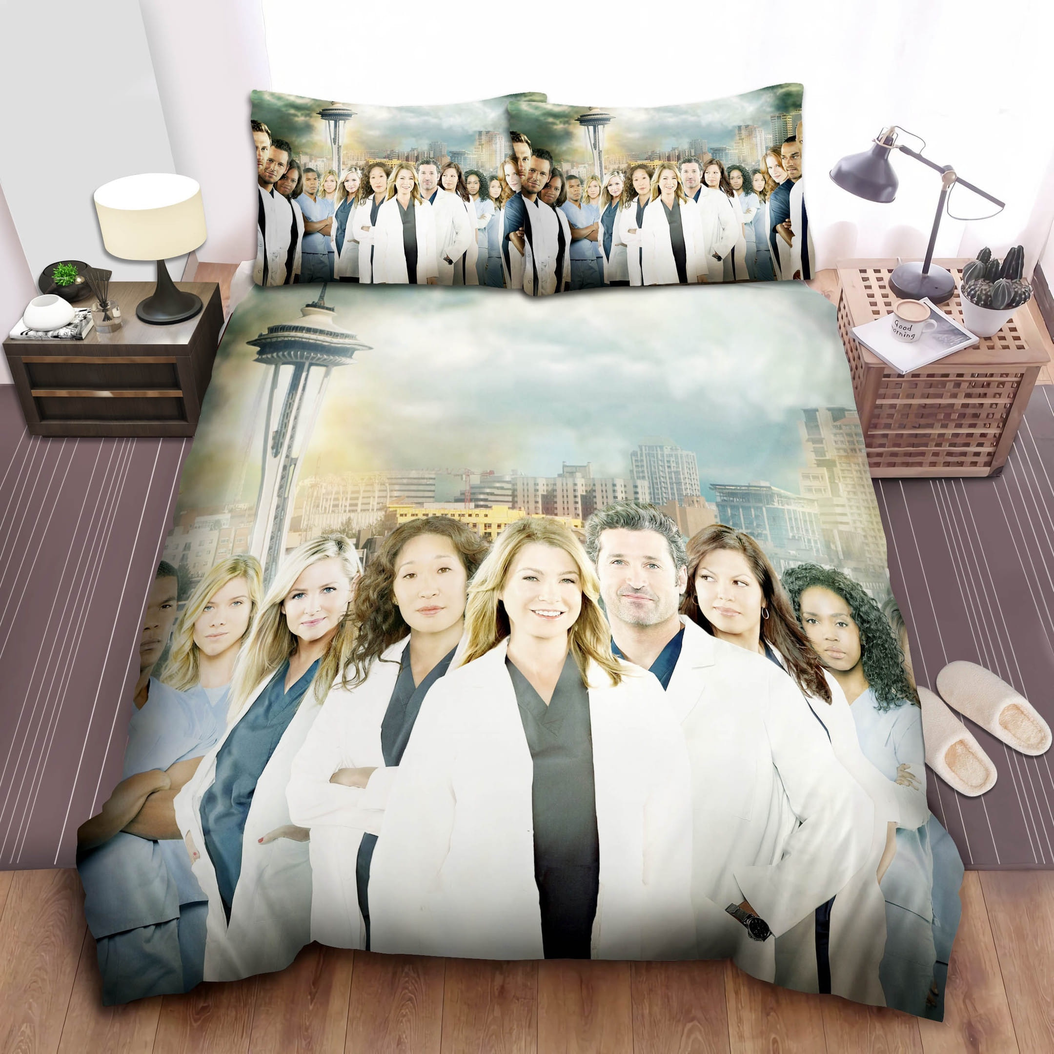 GreyS Anatomy Bedding Sets Duvet Cover, Flatsheet, Pillowcases Perfect Gift For Fans