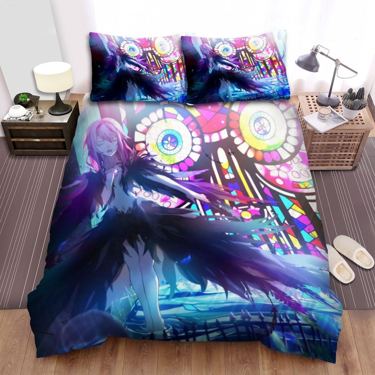 Guilty Crown Inori Church Bedding Sets, Flatsheet Gift For Christmas, Thanksgiving, Halloween