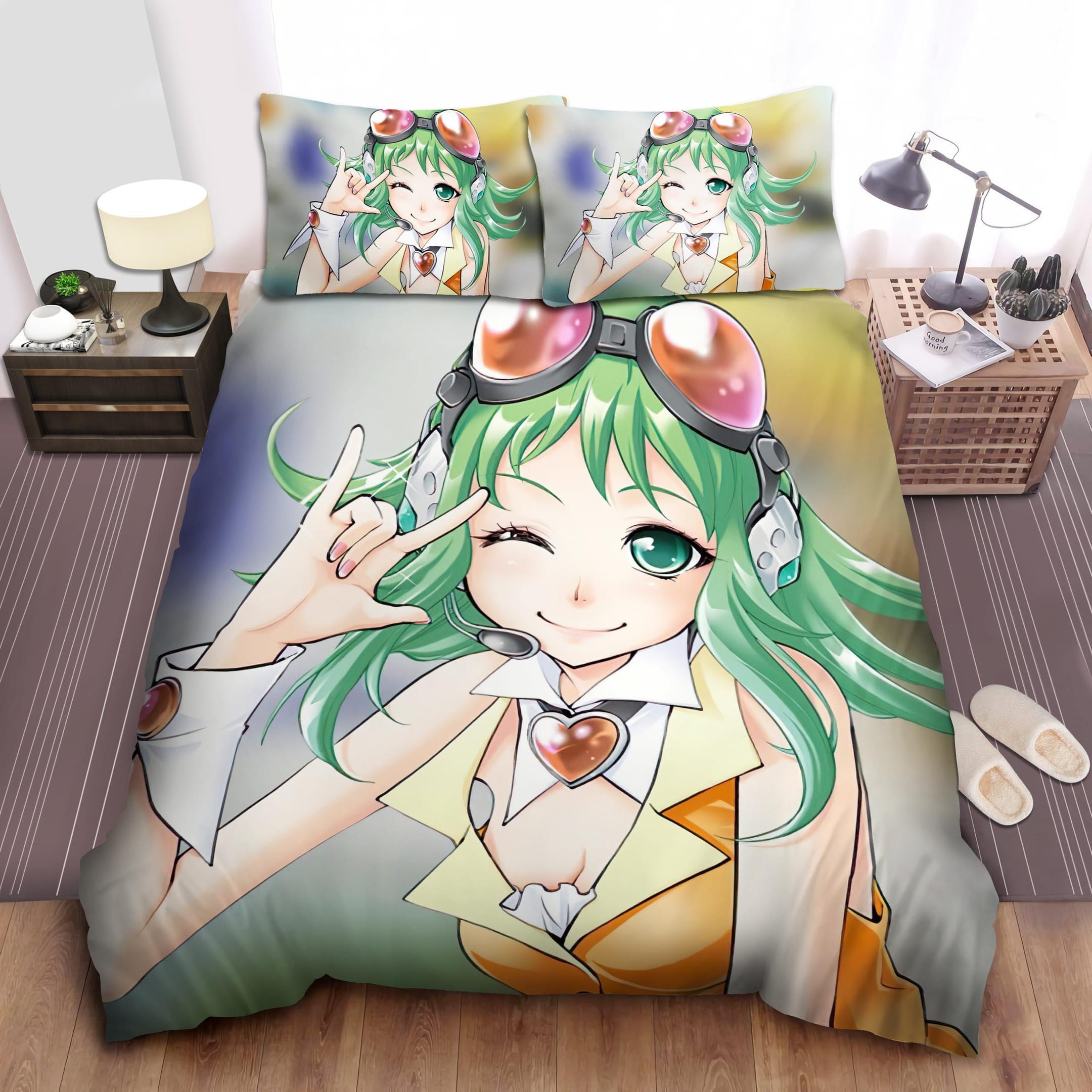 Gumi (Megpoid) Bedding Sets, Flatsheet Gift For Wife, Husband, Besties