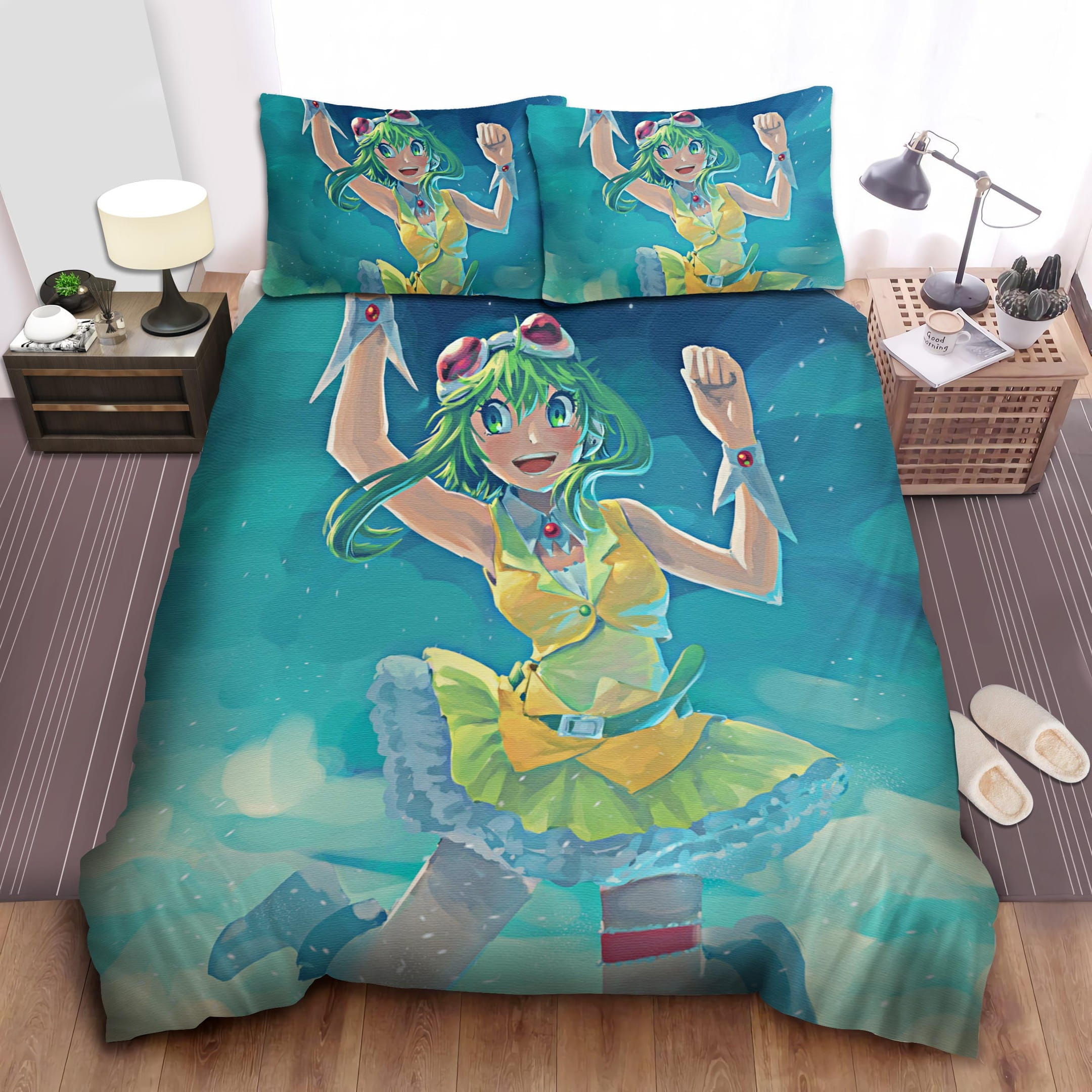 Gumi (Megpoid) Bedding Sets Duvet Cover, Flatsheet, Pillowcases For Every Bedroom