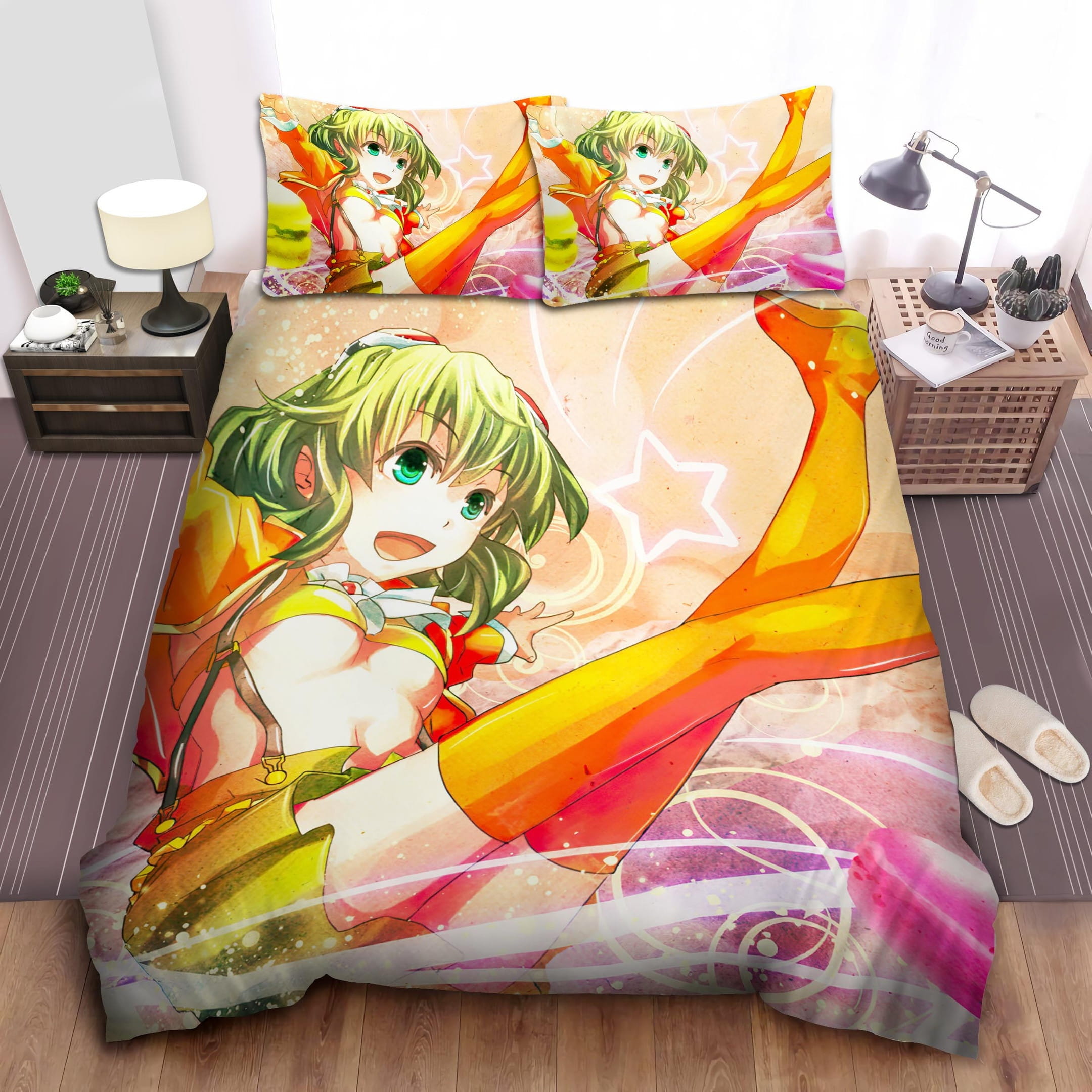 Gumi (Megpoid) Bedding Sets Duvet Cover, Flatsheet, Pillowcases Perfect Gift For Fans
