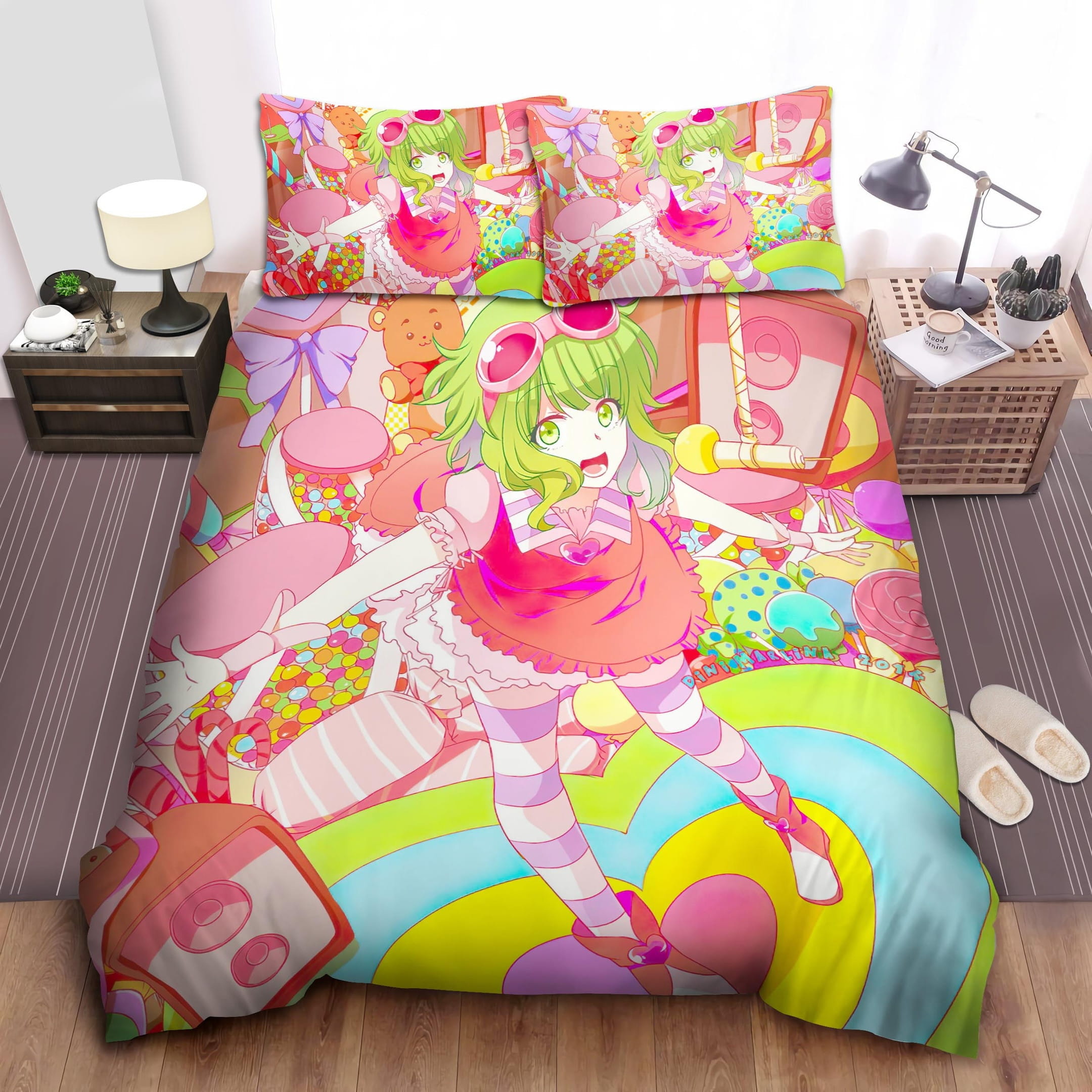 Gumi (Megpoid) Bedding Sets Duvet Cover, Flatsheet, Pillowcase For Your Lover