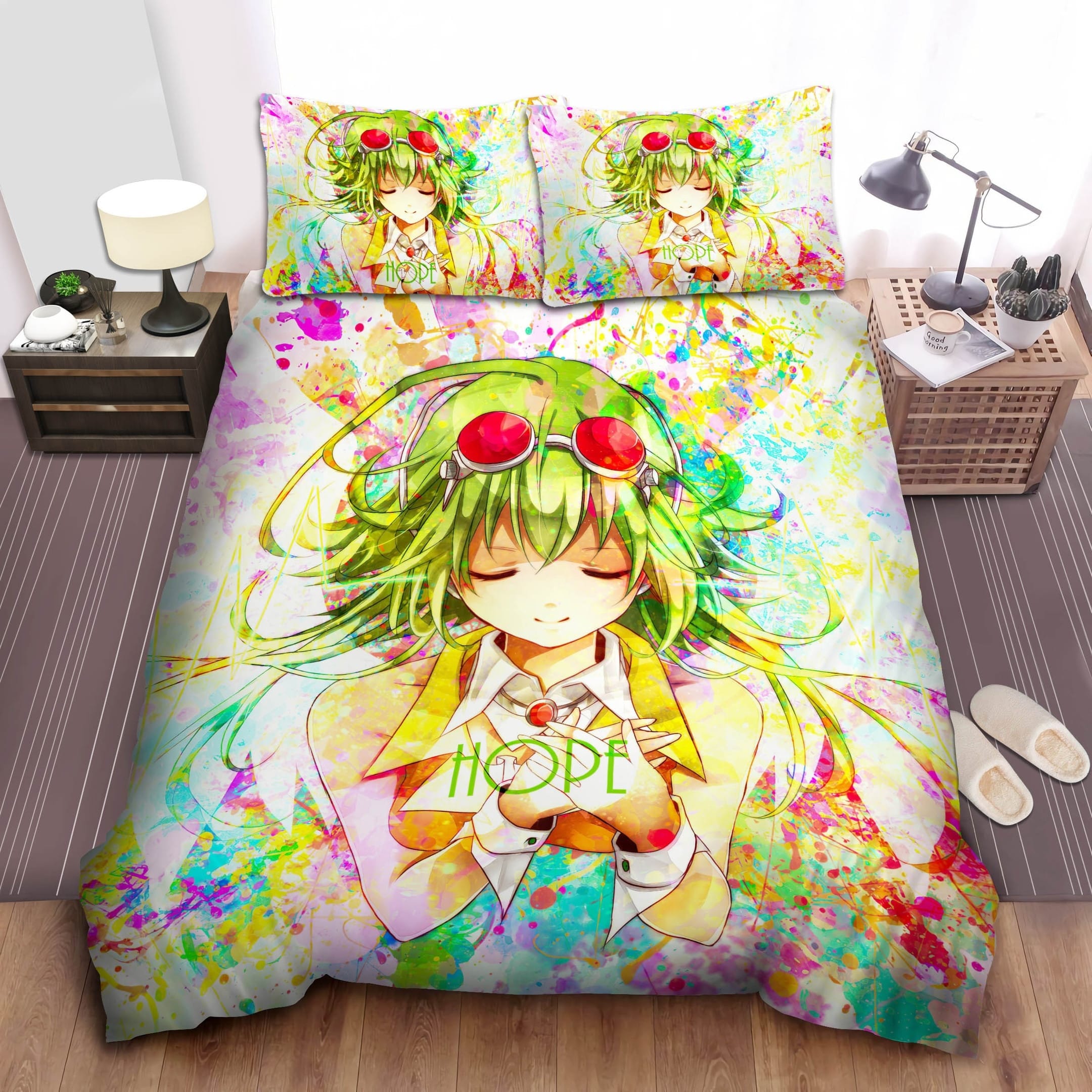 Gumi (Megpoid) Hope Bedding Sets, Flatsheet Gift For Wife, Husband, Besties