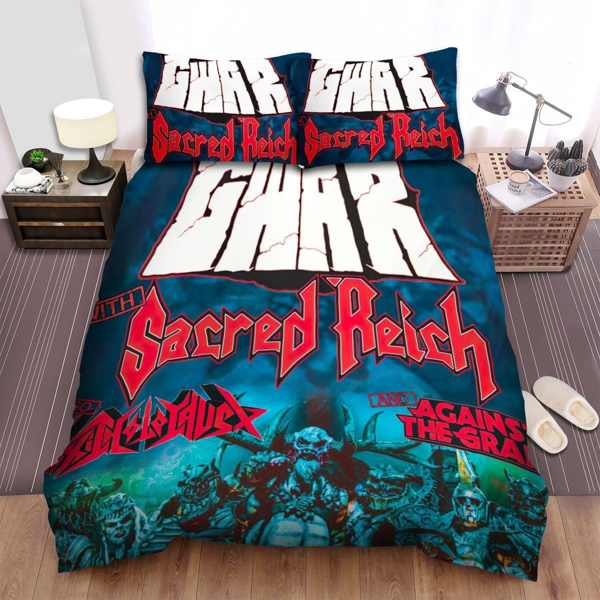 Gwar Music Saced Re-c Bedding Sets Duvet Cover, Flatsheet, Pillowcases For Every Bedroom