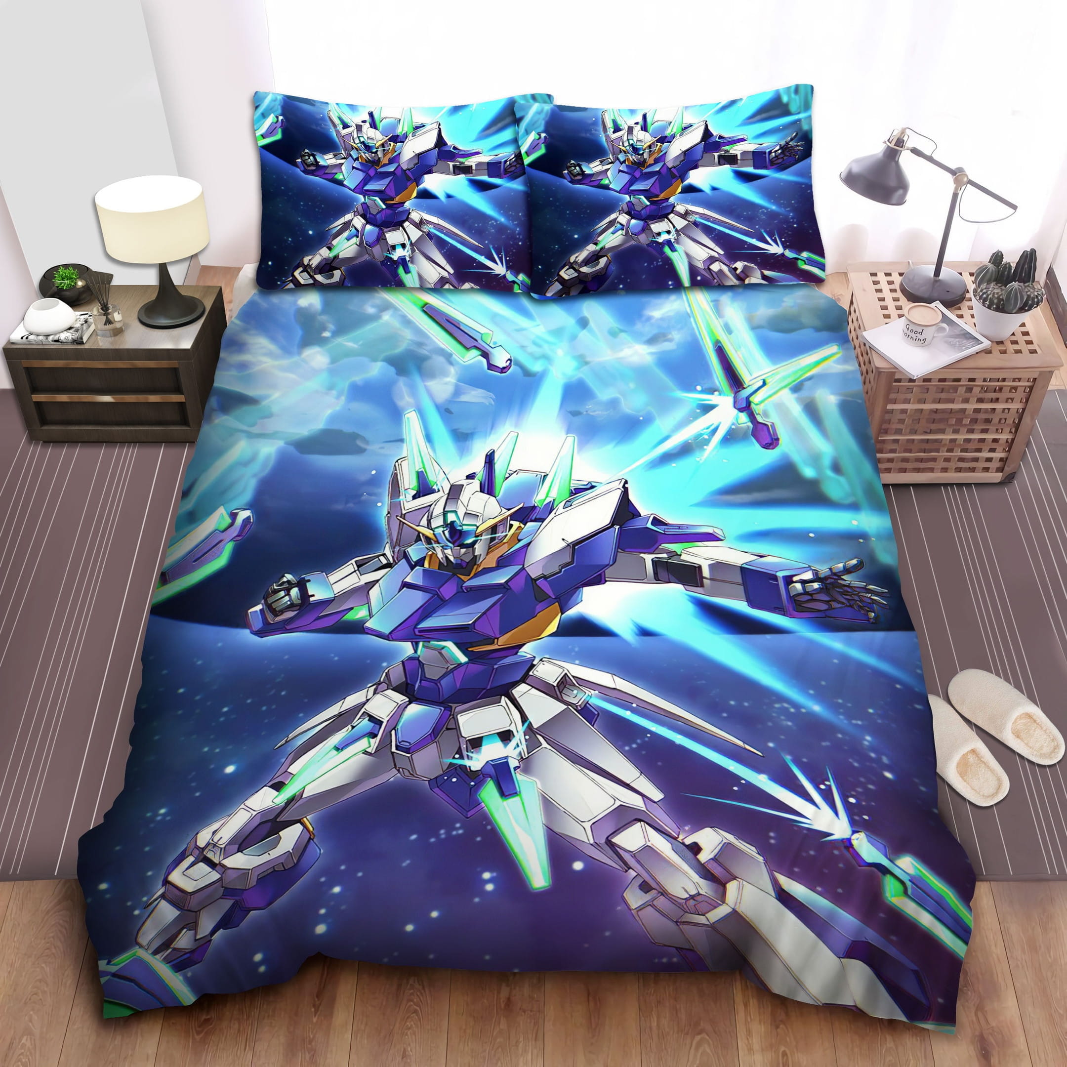 Gundam Age-Fx Bedding Sets Duvet Cover, Flatsheet, Pillowcases Perfect Gift For Fans