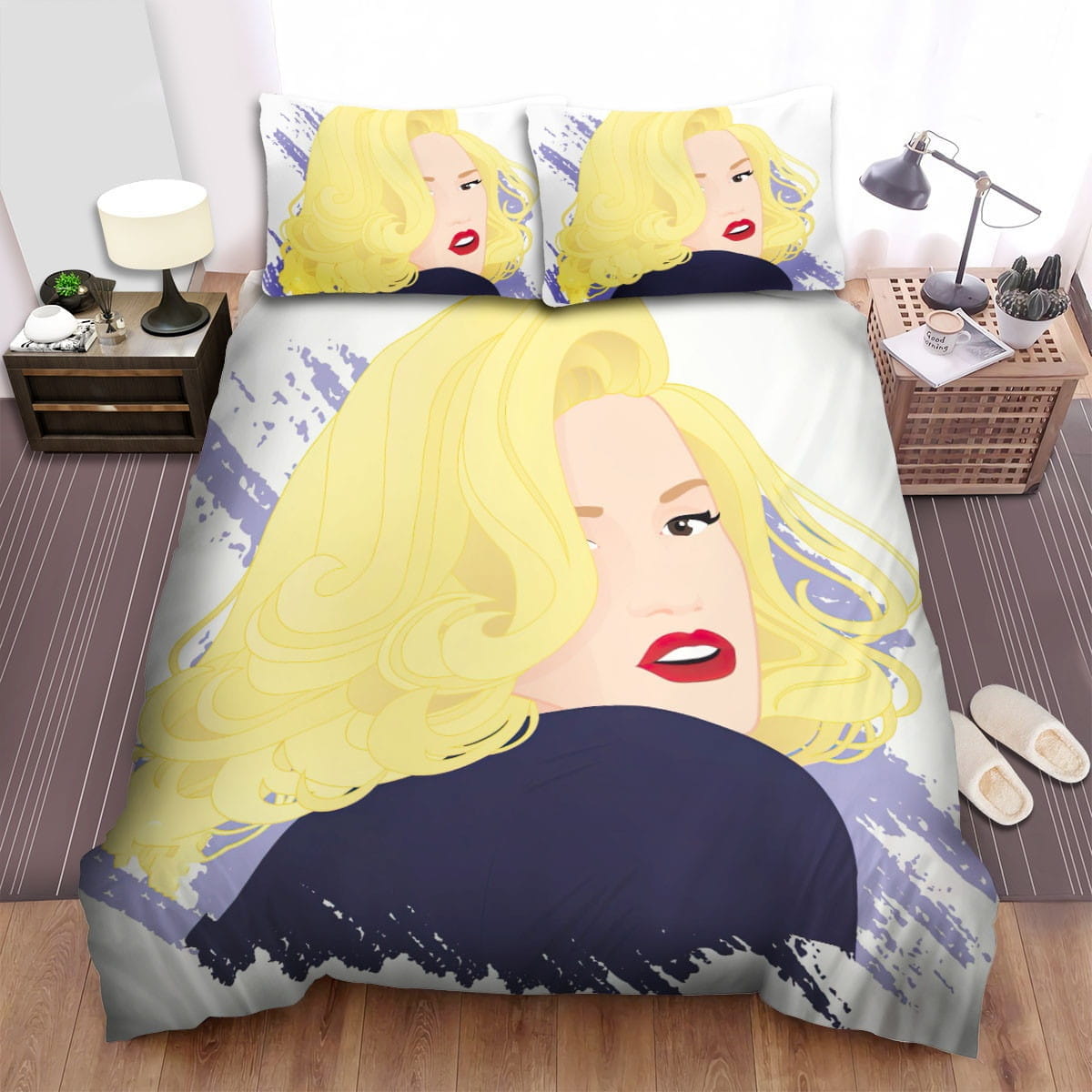 Gwen Stefani Bedding Sets, Flatsheet Gift For Christmas, Thanksgiving, Halloween
